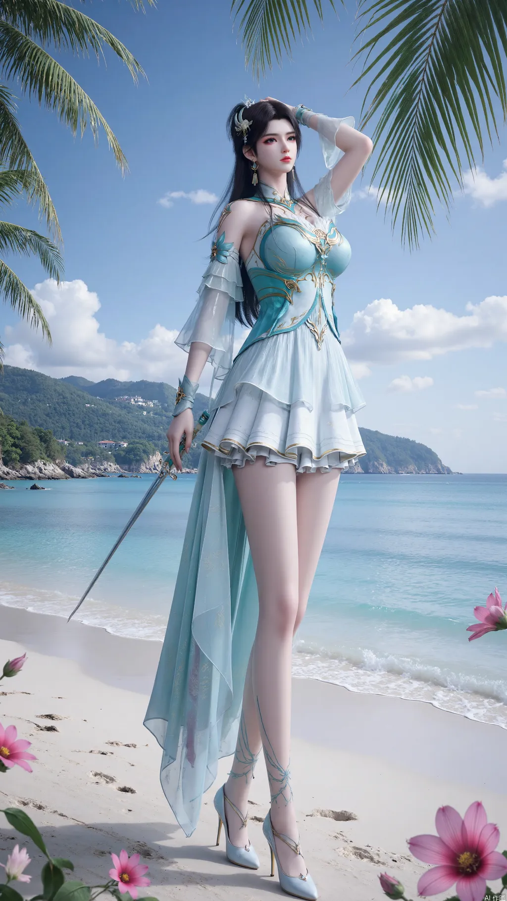 图片[3]-精选AI绘画 888 斗破苍穹-萧薰儿[76P]-草丛看图