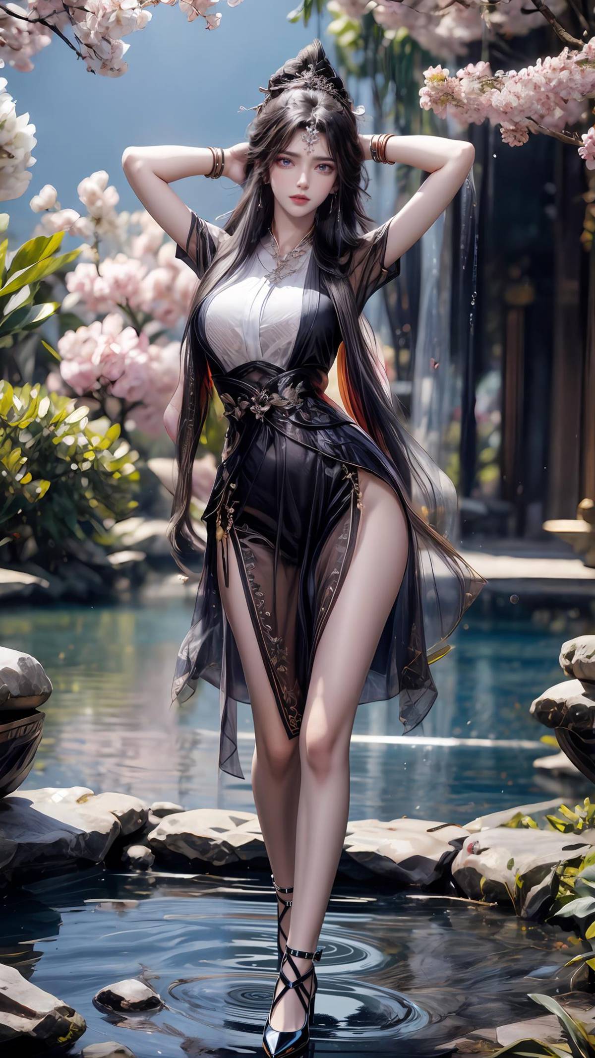 图片[1]-精选AI绘画404-周紫虹[58P]-草丛看图