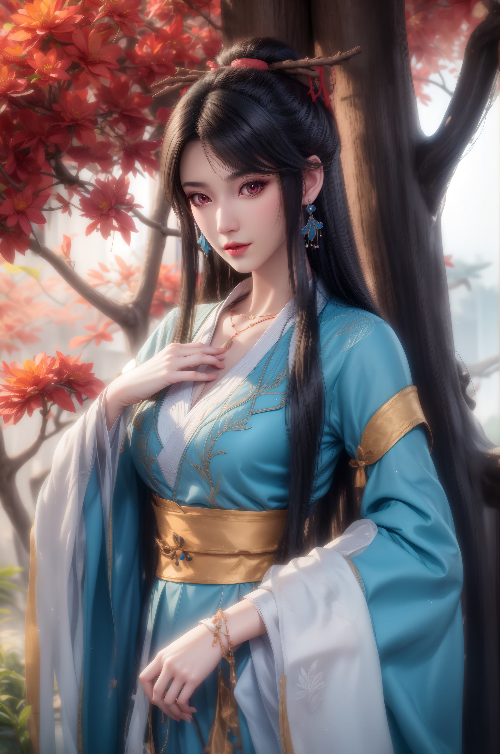 图片[3]-精选AI绘画 308 夭夭[56P]-草丛看图