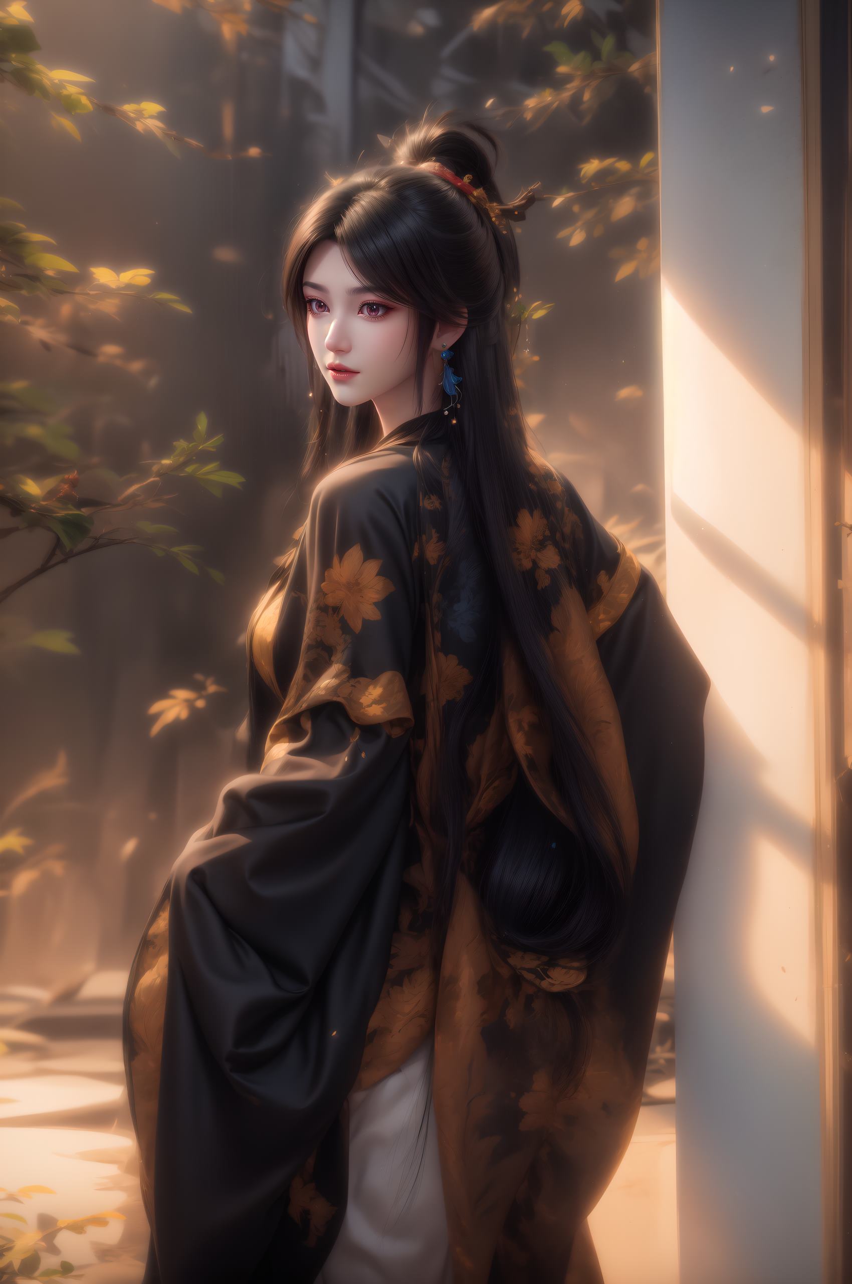 图片[4]-精选AI绘画 308 夭夭[56P]-草丛看图