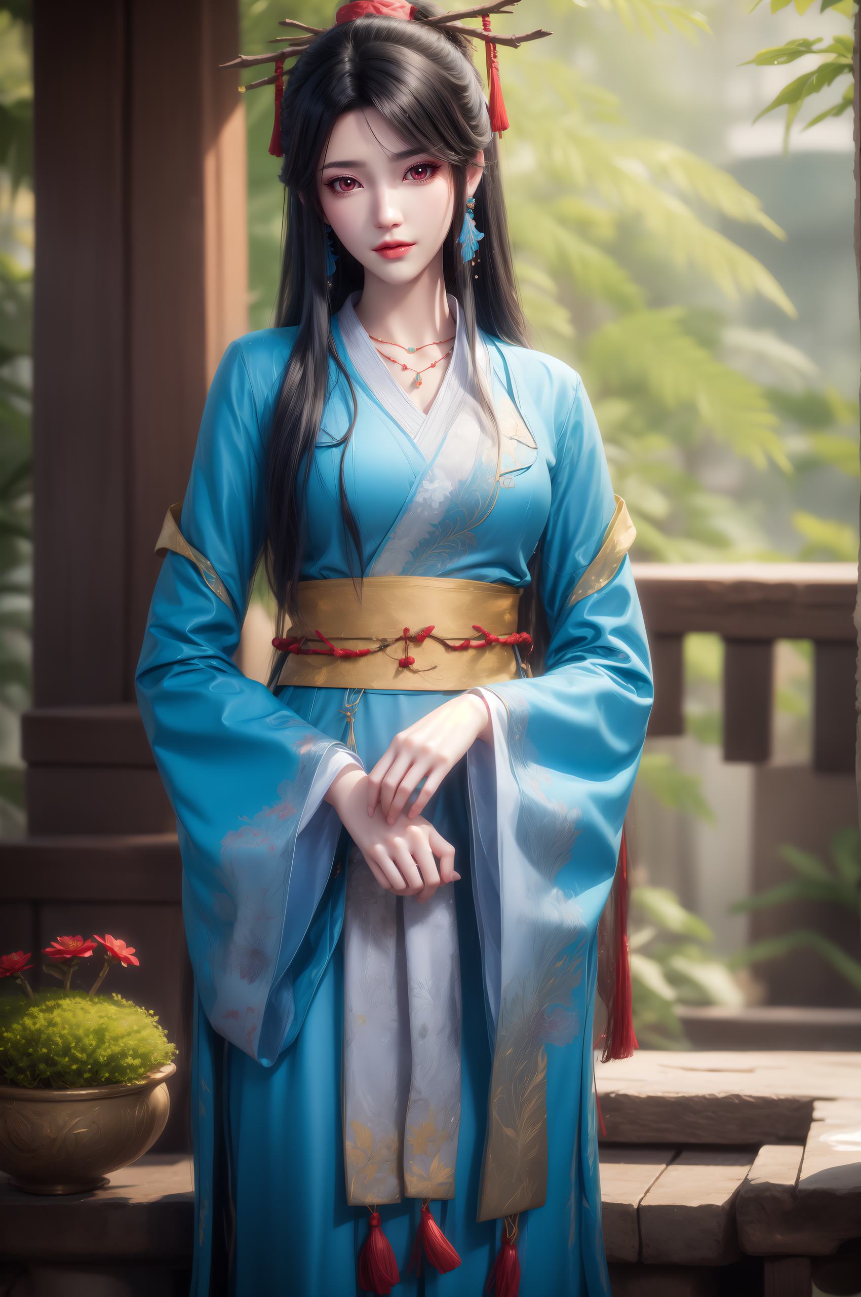 图片[5]-精选AI绘画 308 夭夭[56P]-草丛看图