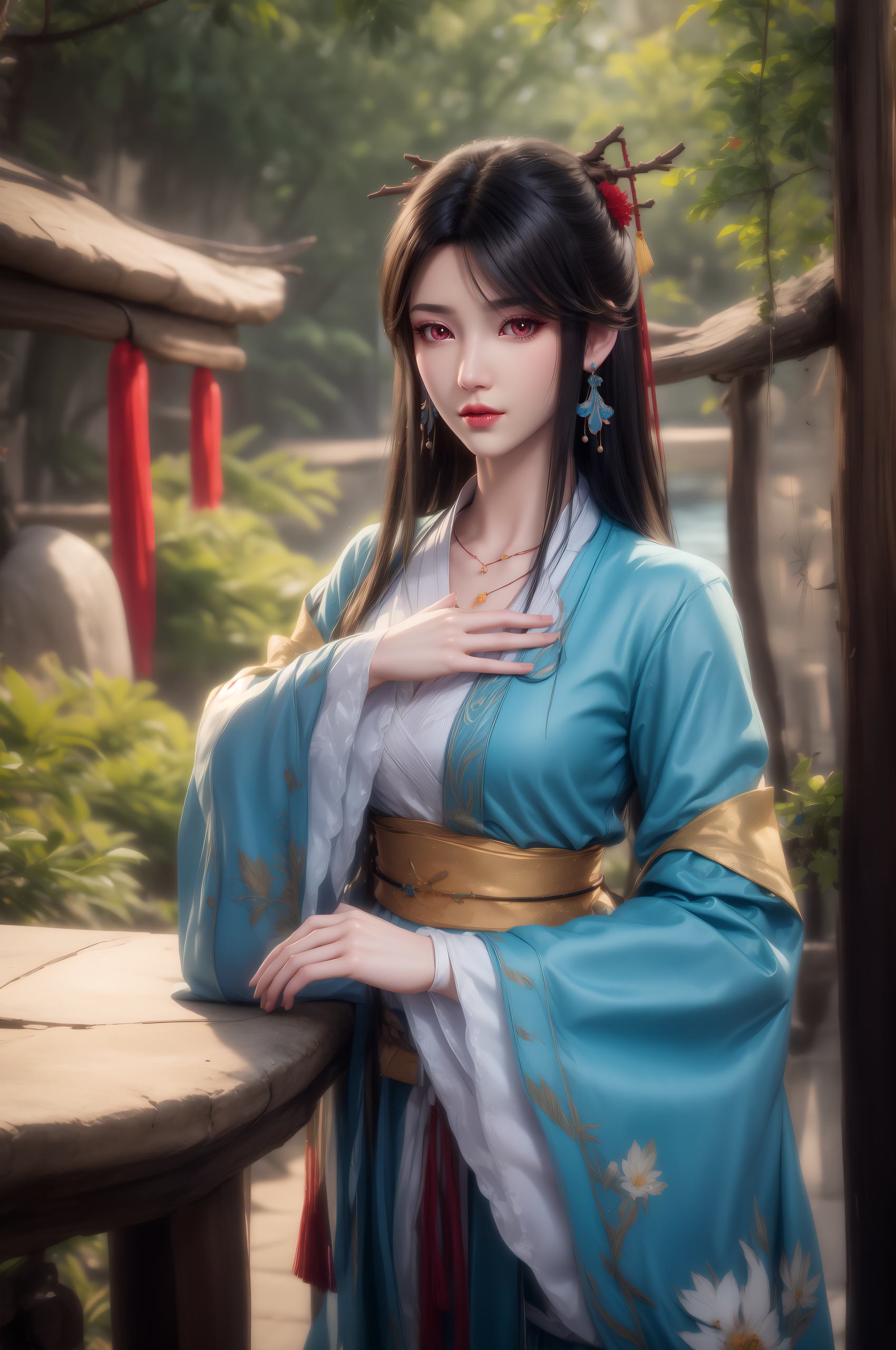 图片[6]-精选AI绘画 308 夭夭[56P]-草丛看图