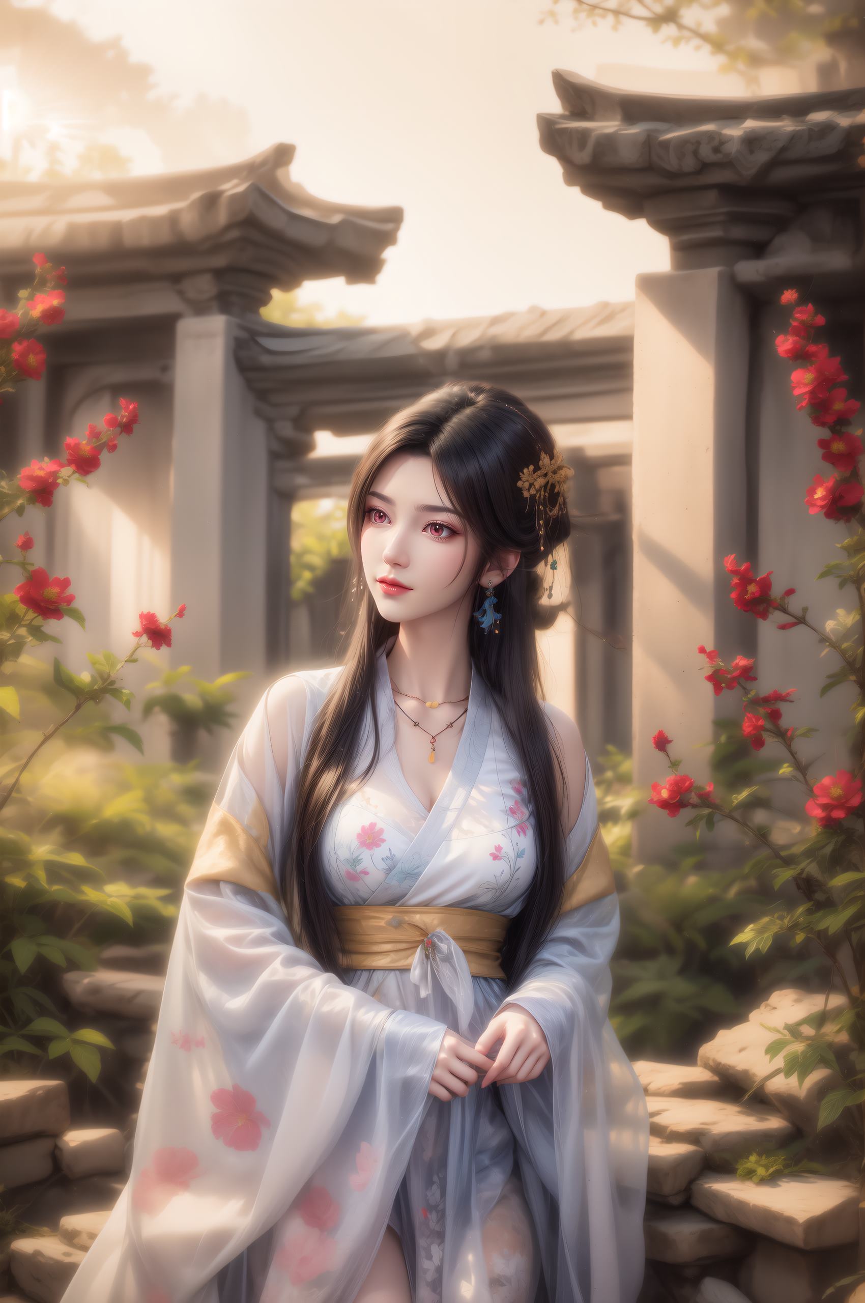 图片[1]-精选AI绘画 308 夭夭[56P]-草丛看图