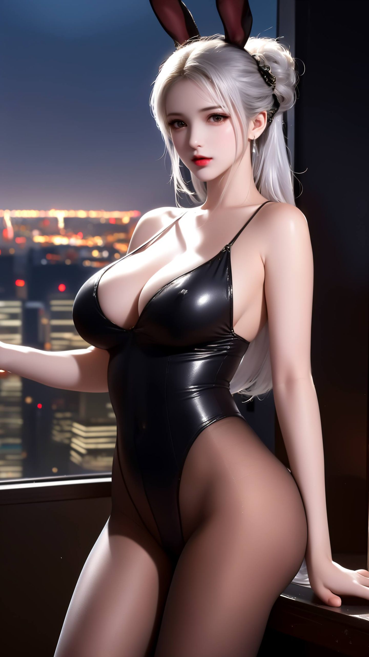 图片[5]-精选AI绘画 151 兔女郎[21P]-草丛看图