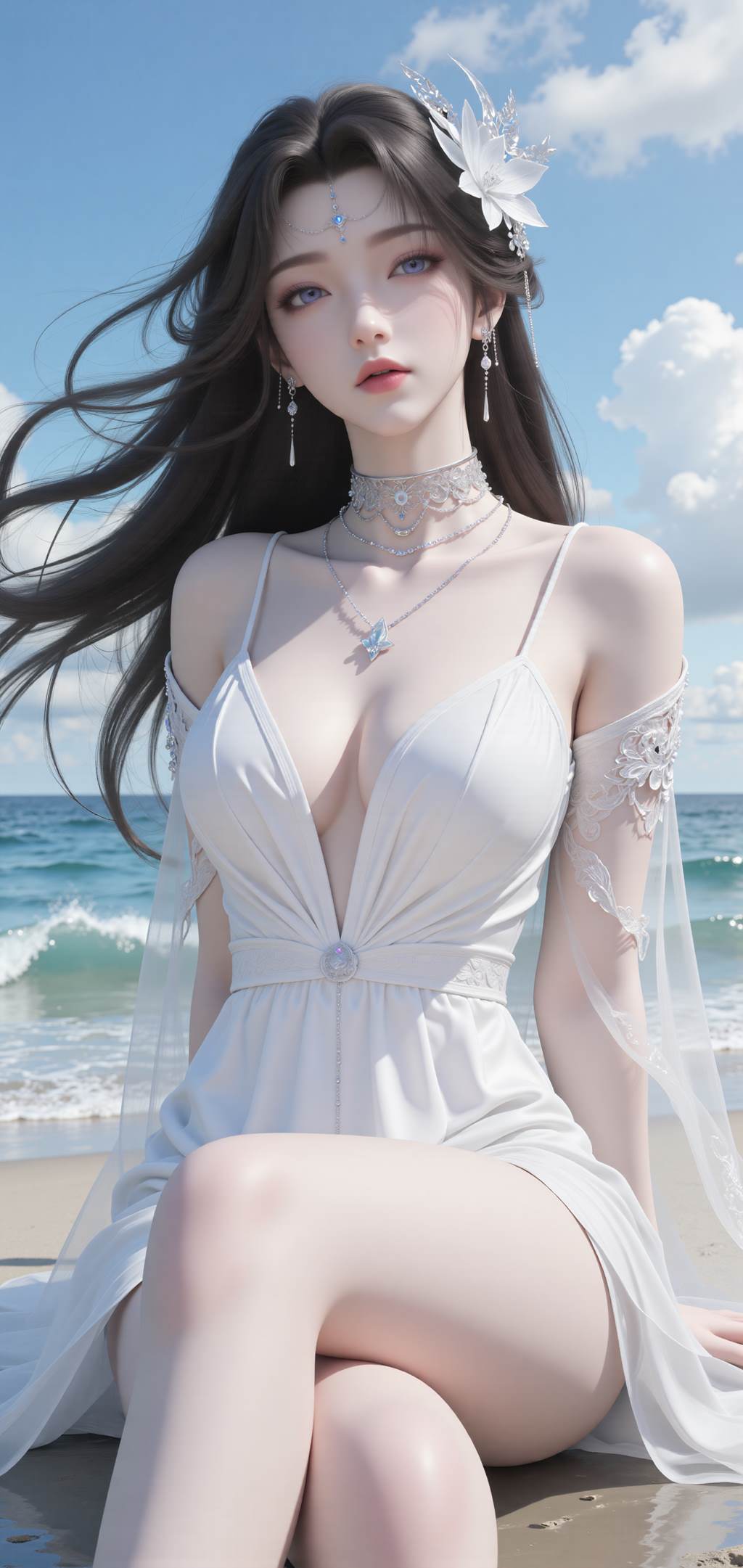 图片[4]-精选AI绘画 814 邀月[32P]-草丛看图