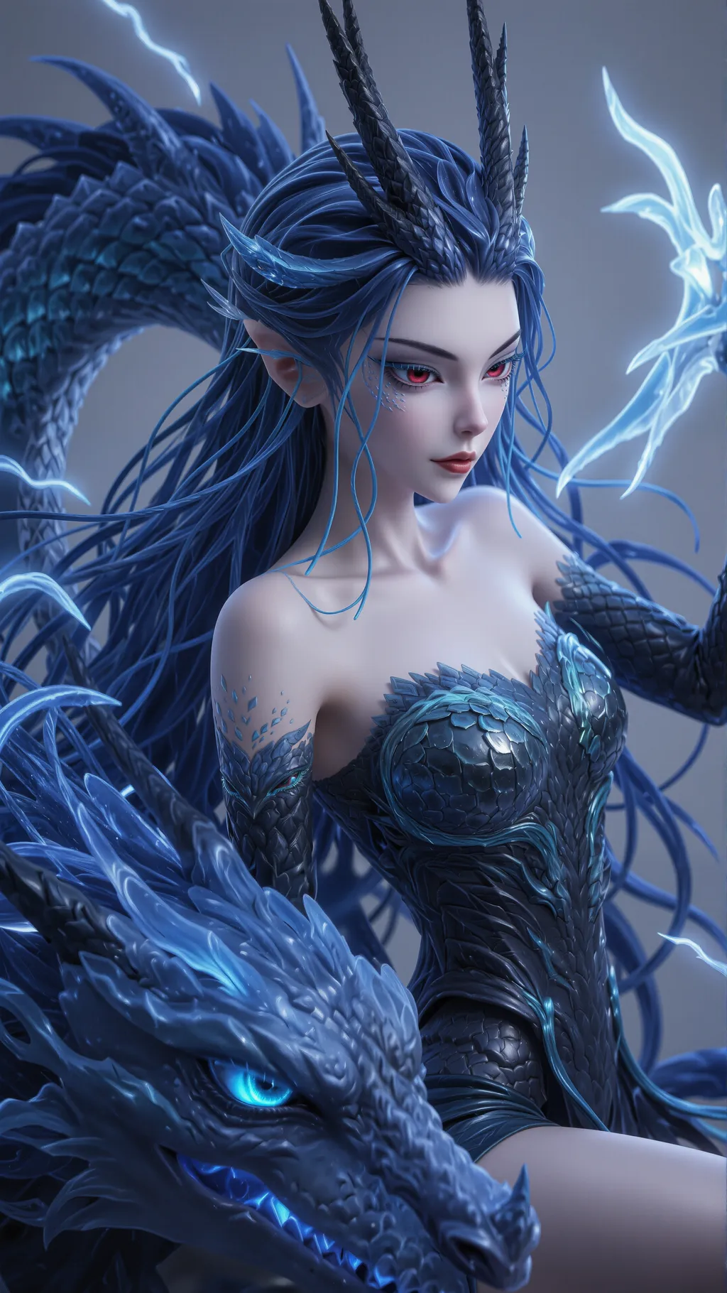 图片[2]-精选AI绘画 847 哪吒2-敖闰[46P]-草丛看图