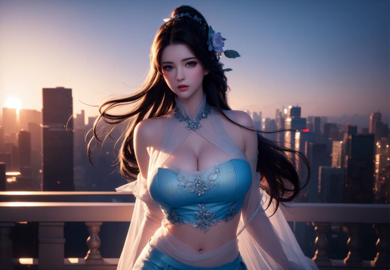 精选AI绘画 604 美图[122P]-草丛看图