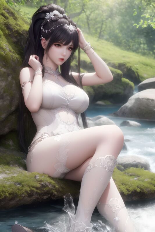 精选AI绘画 485 小舞[59P]-草丛看图