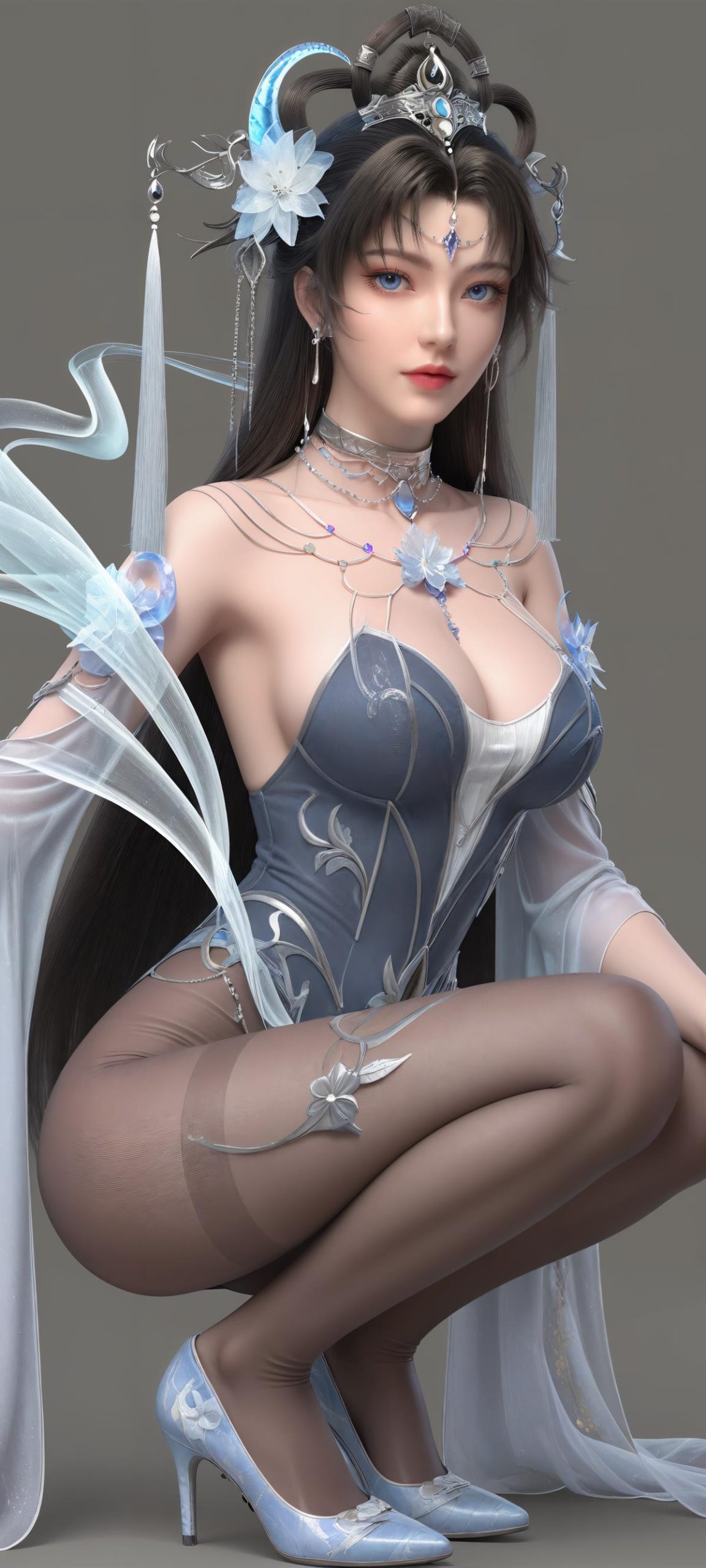 图片[7]-精选AI绘画 702 邀月 [136P]-草丛看图