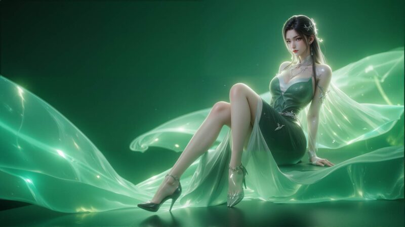 精选AI绘画 819 诛仙-陆雪琪[17P]-草丛看图