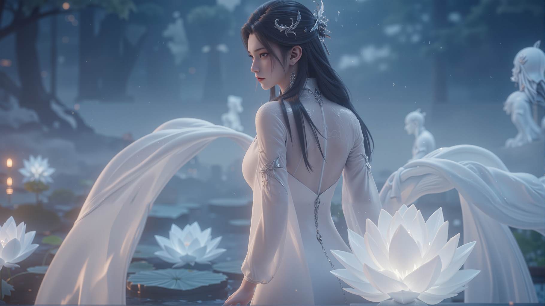 图片[8]-精选AI绘画 819 诛仙-陆雪琪[17P]-草丛看图