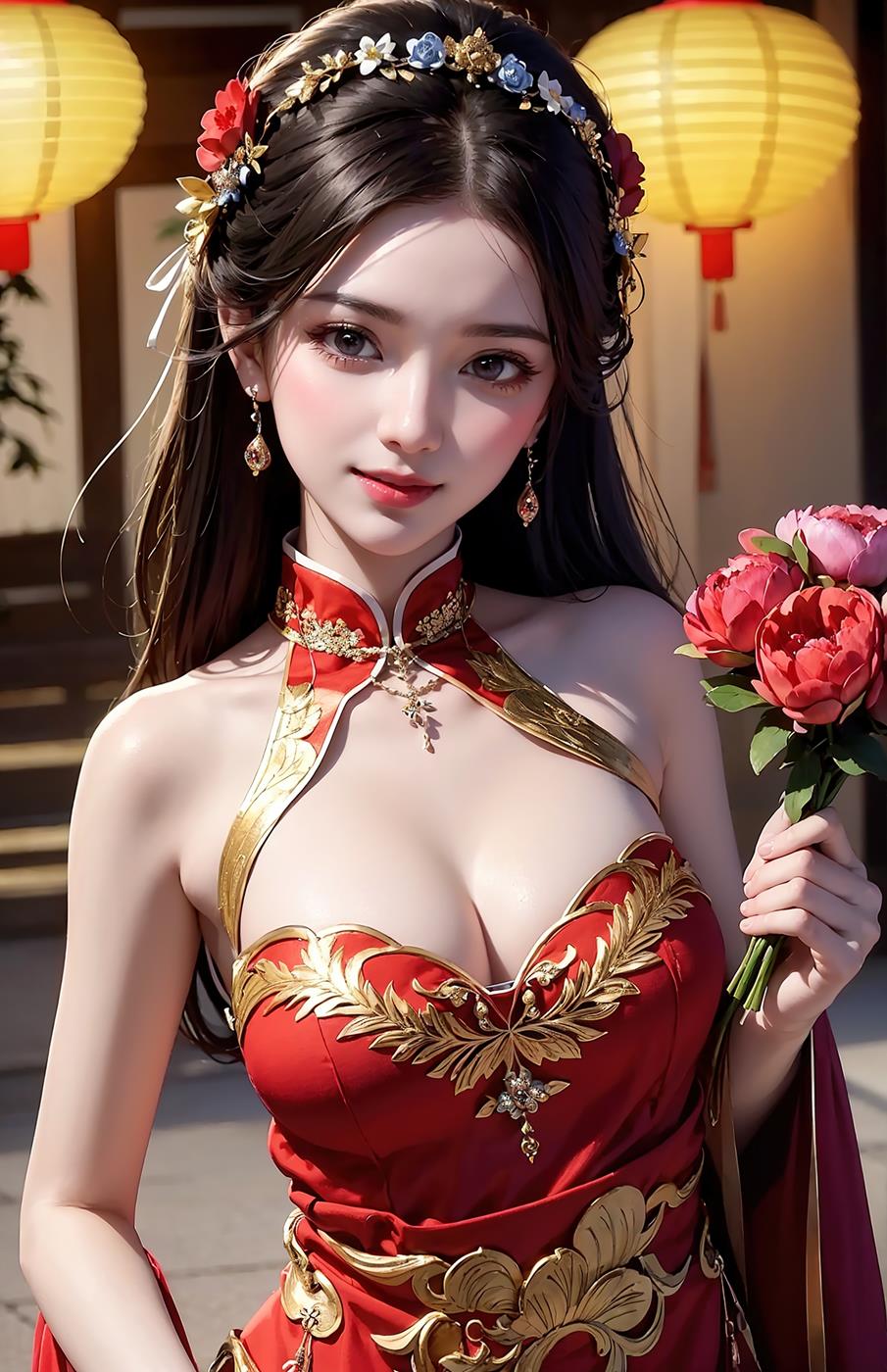 图片[8]-精选[[AI绘画] 050 国风 旗袍[36P]-草丛看图