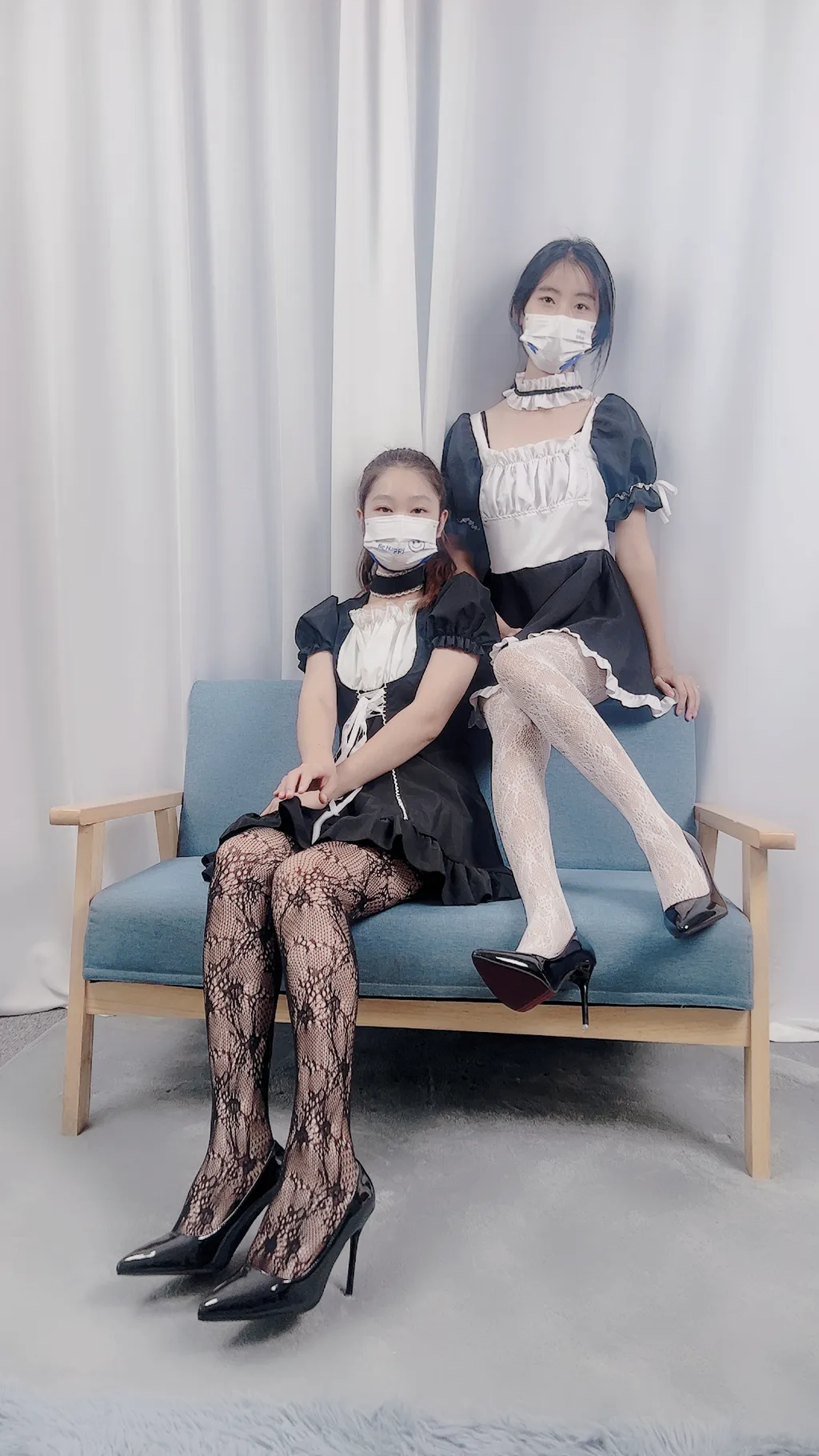 图片[5]-精选三禾摄影 NO.042 黑丝 高跟 帆布鞋[167P]-草丛看图