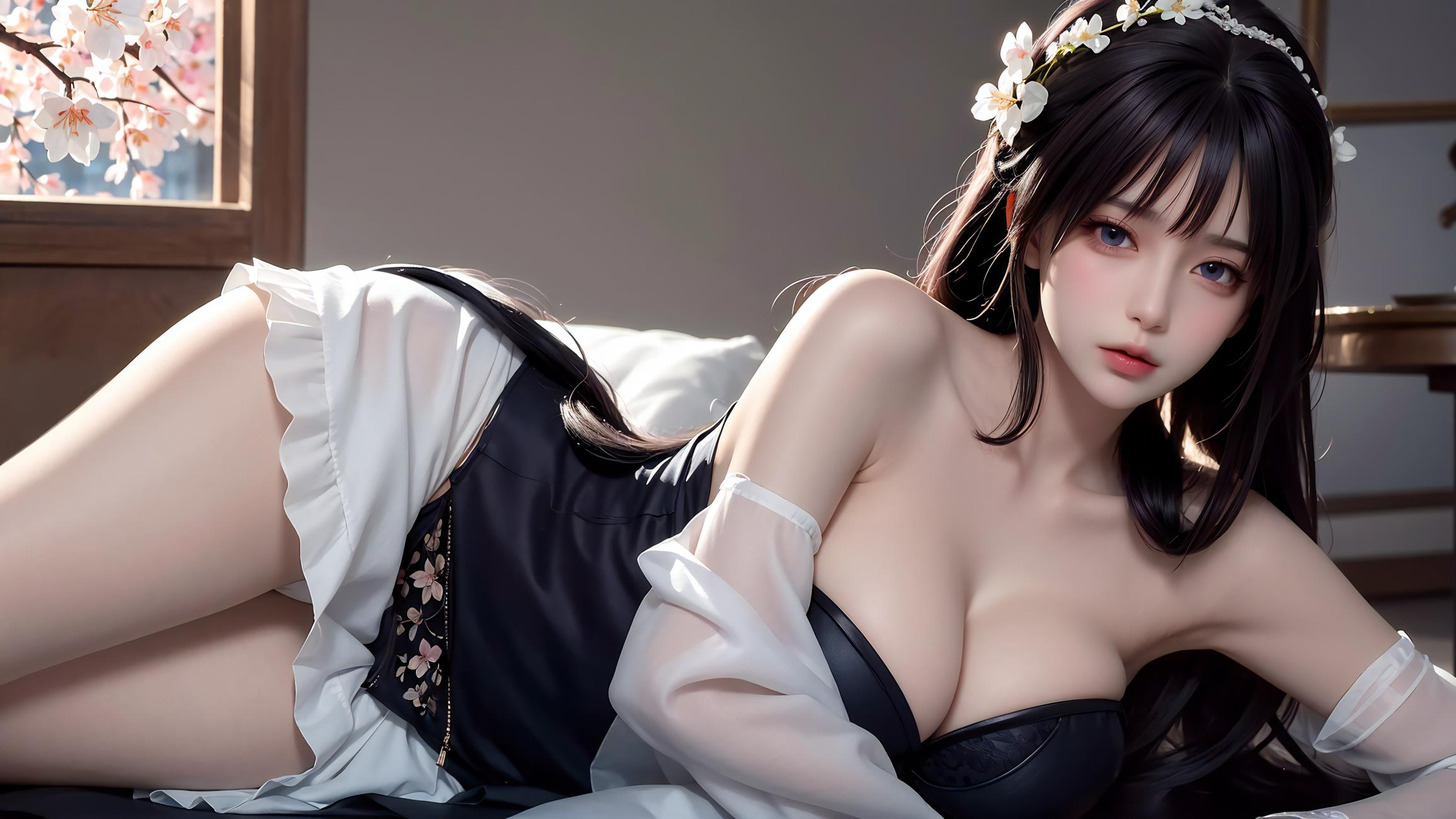 图片[5]-精选AI绘画 416 少女横屏[27P]-草丛看图