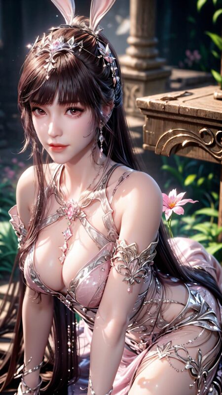 精选AI绘画 760 小舞-九天之月[49P]-草丛看图