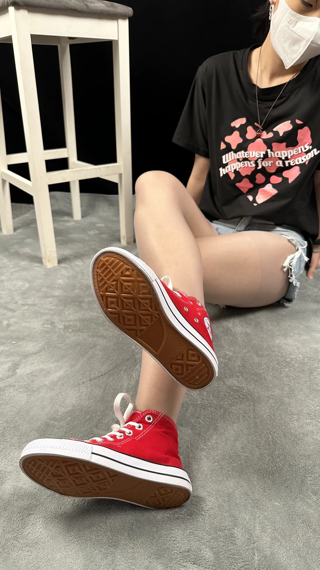 图片[4]-精选三禾摄影 NO.047 休闲短裤 肉丝 帆布鞋[108P]-草丛看图