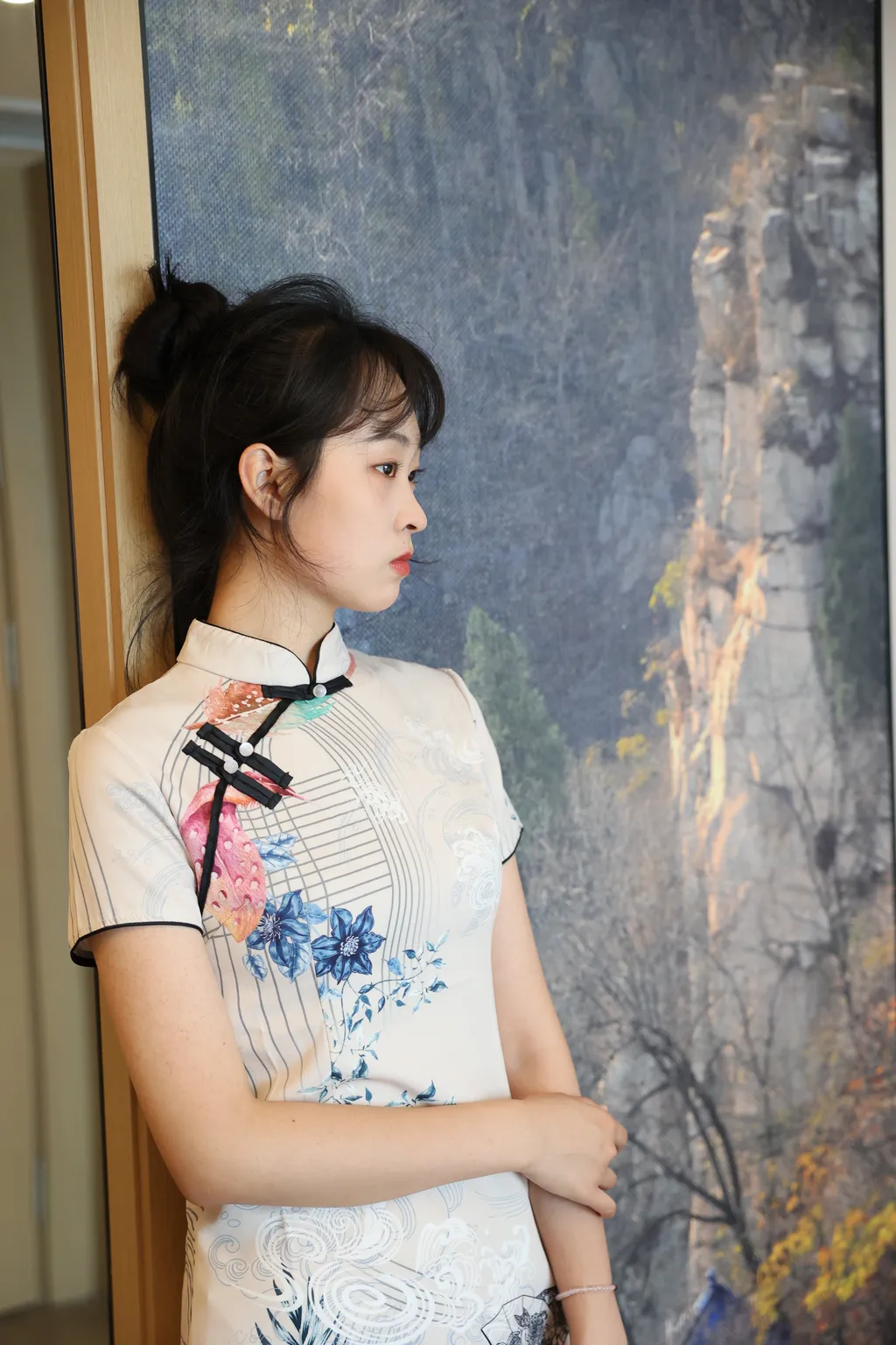 图片[2]-精选三禾摄影 NO.015 旗袍 高跟[252P]-草丛看图