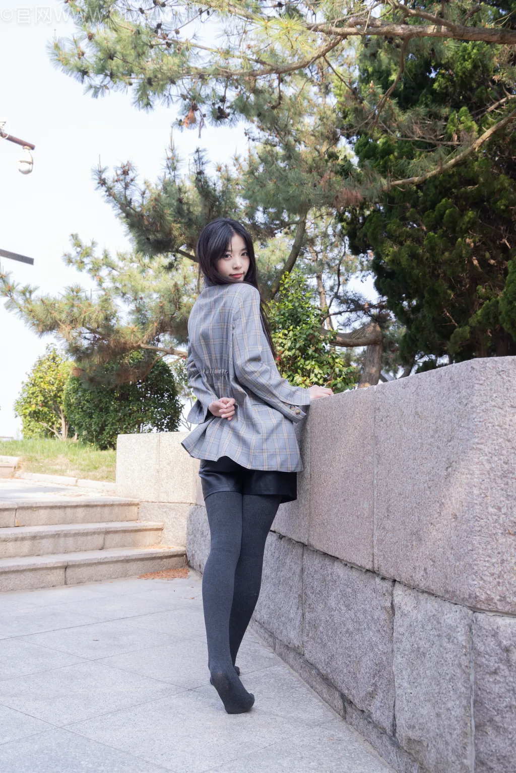 图片[7]-精选勿恋传媒 NO.2517 茯苓-高跟鞋、超厚灰连裤袜[210P]-草丛看图