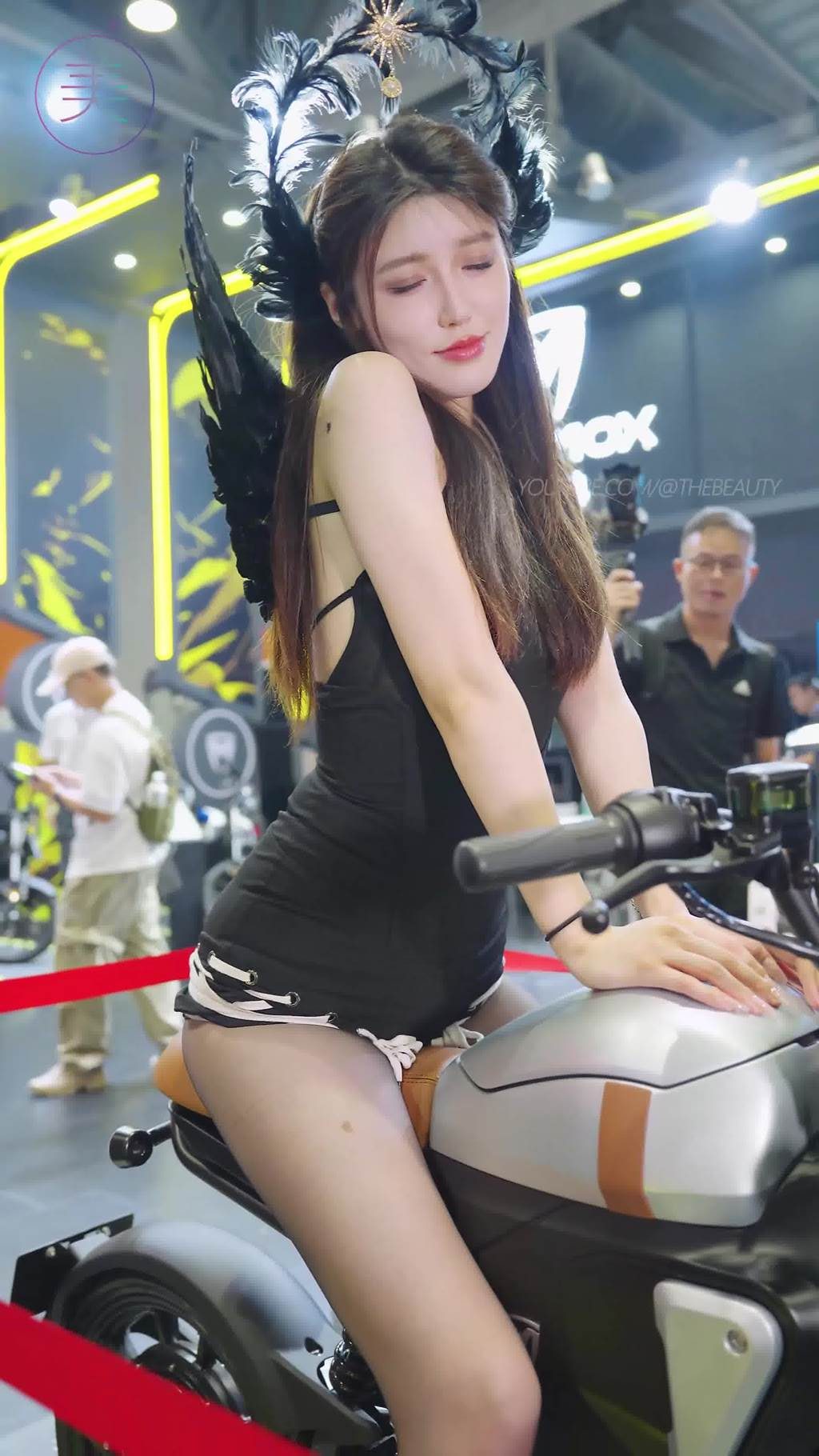 图片[5]-精选NO.1480 2024 华南电动车展 车模随拍 #小乌苏 黑丝情趣 04[30P]-草丛看图