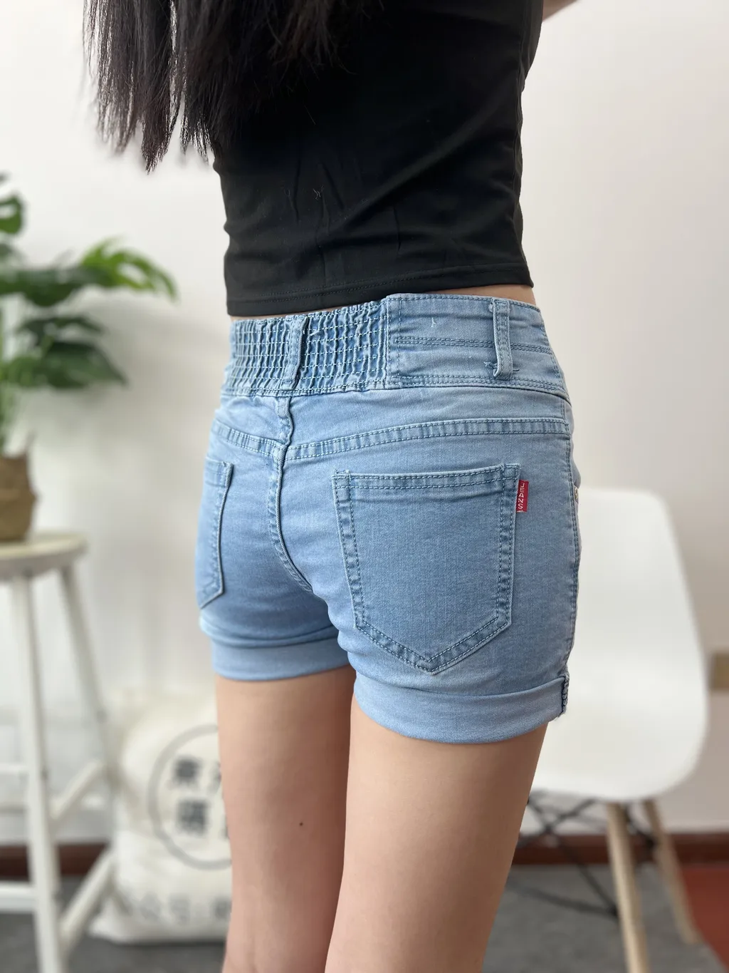 图片[2]-精选三禾摄影 NO.026 牛仔短裤 棉袜 帆布鞋[128P]-草丛看图