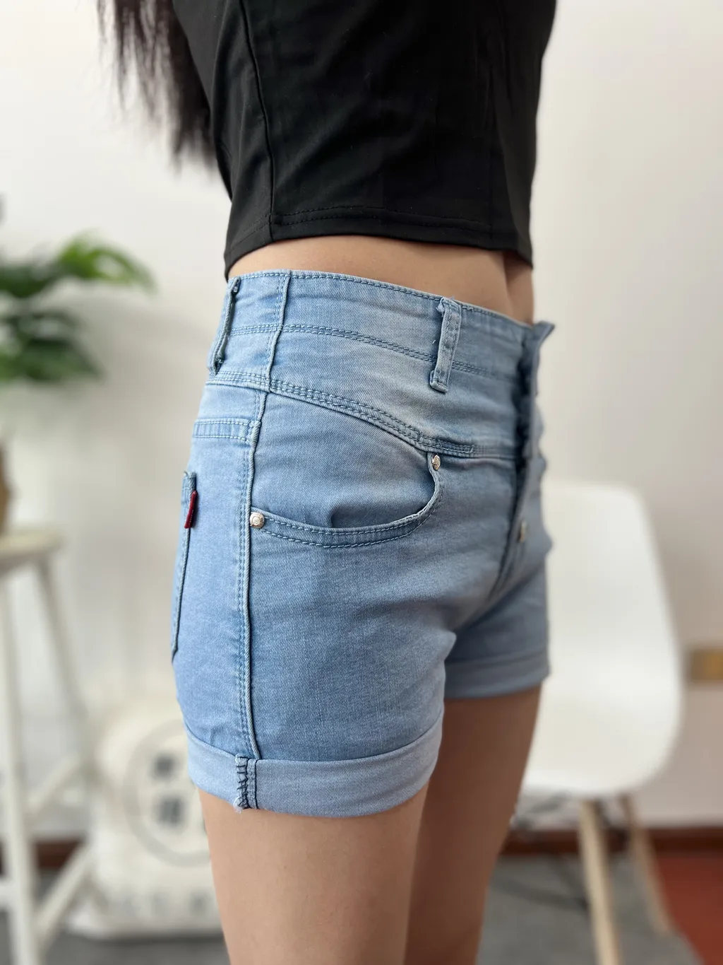 图片[4]-精选三禾摄影 NO.026 牛仔短裤 棉袜 帆布鞋[128P]-草丛看图