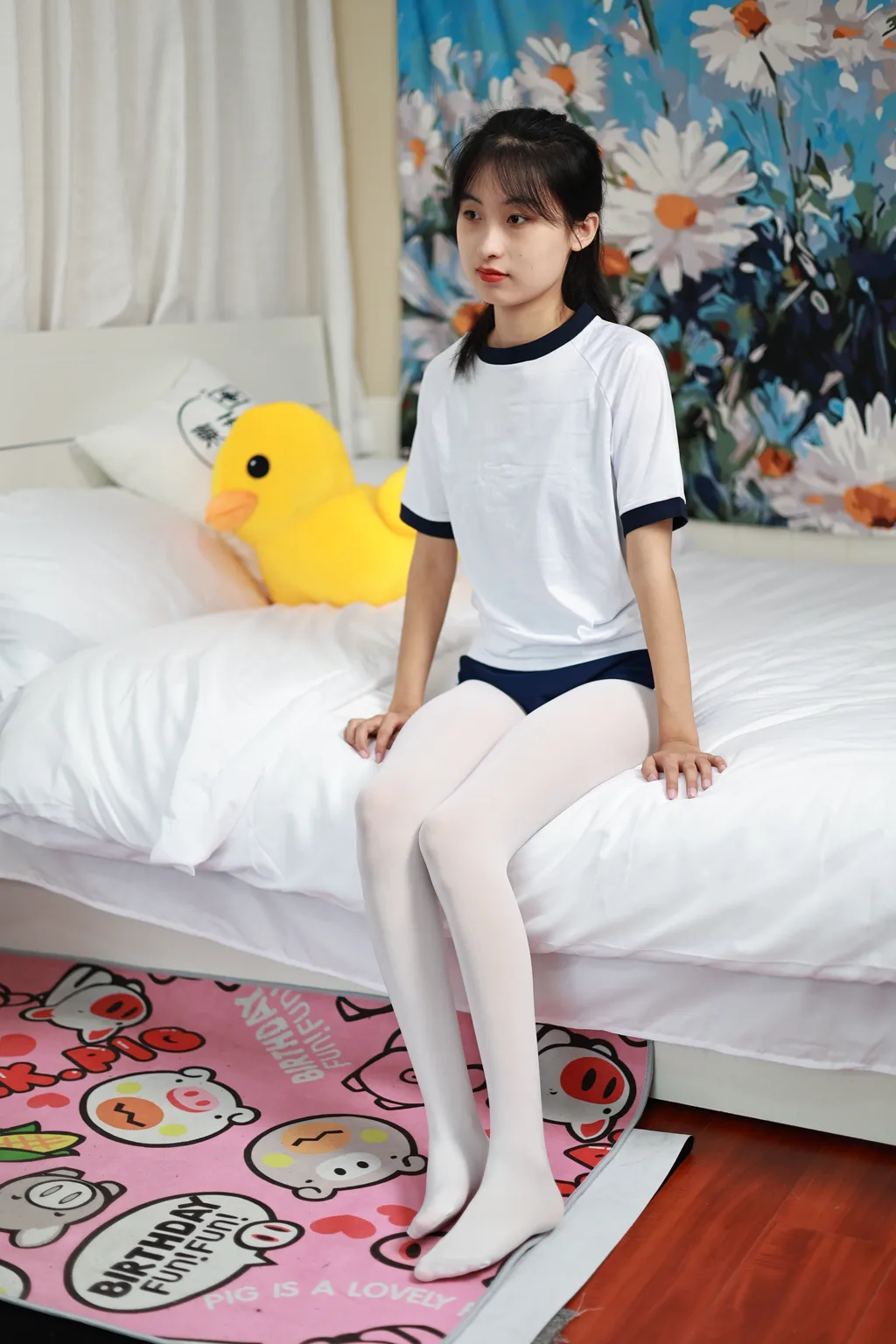 图片[2]-精选三禾摄影 NO.007 体操服白袜[177P]-草丛看图