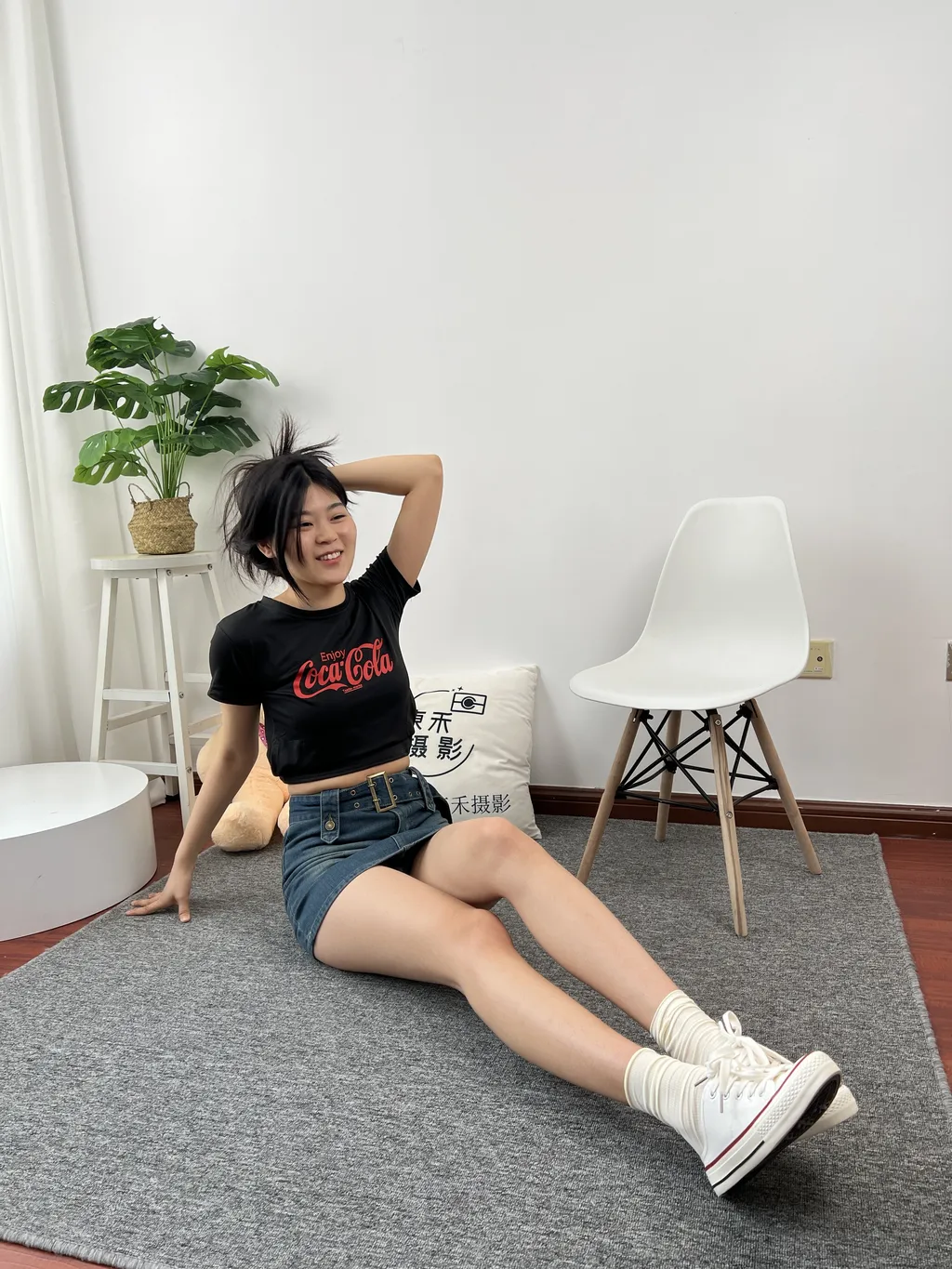 图片[6]-精选三禾摄影 NO.028 牛仔裙 棉袜 帆布鞋[149P]-草丛看图