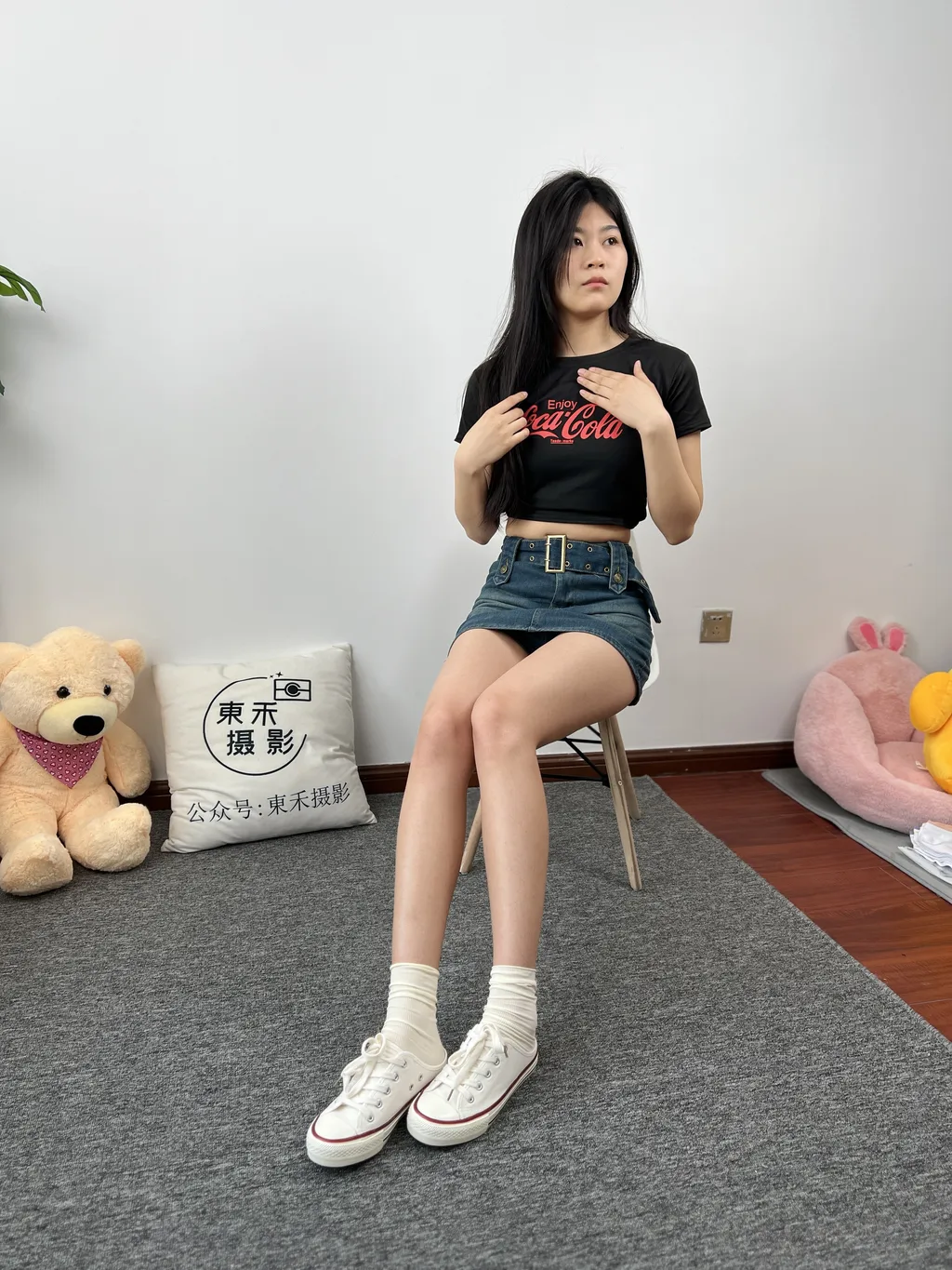 图片[7]-精选三禾摄影 NO.028 牛仔裙 棉袜 帆布鞋[149P]-草丛看图