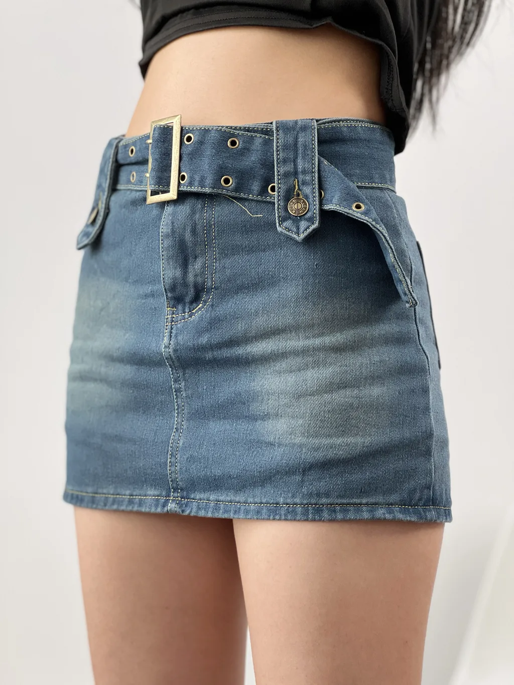 图片[1]-精选三禾摄影 NO.028 牛仔裙 棉袜 帆布鞋[149P]-草丛看图