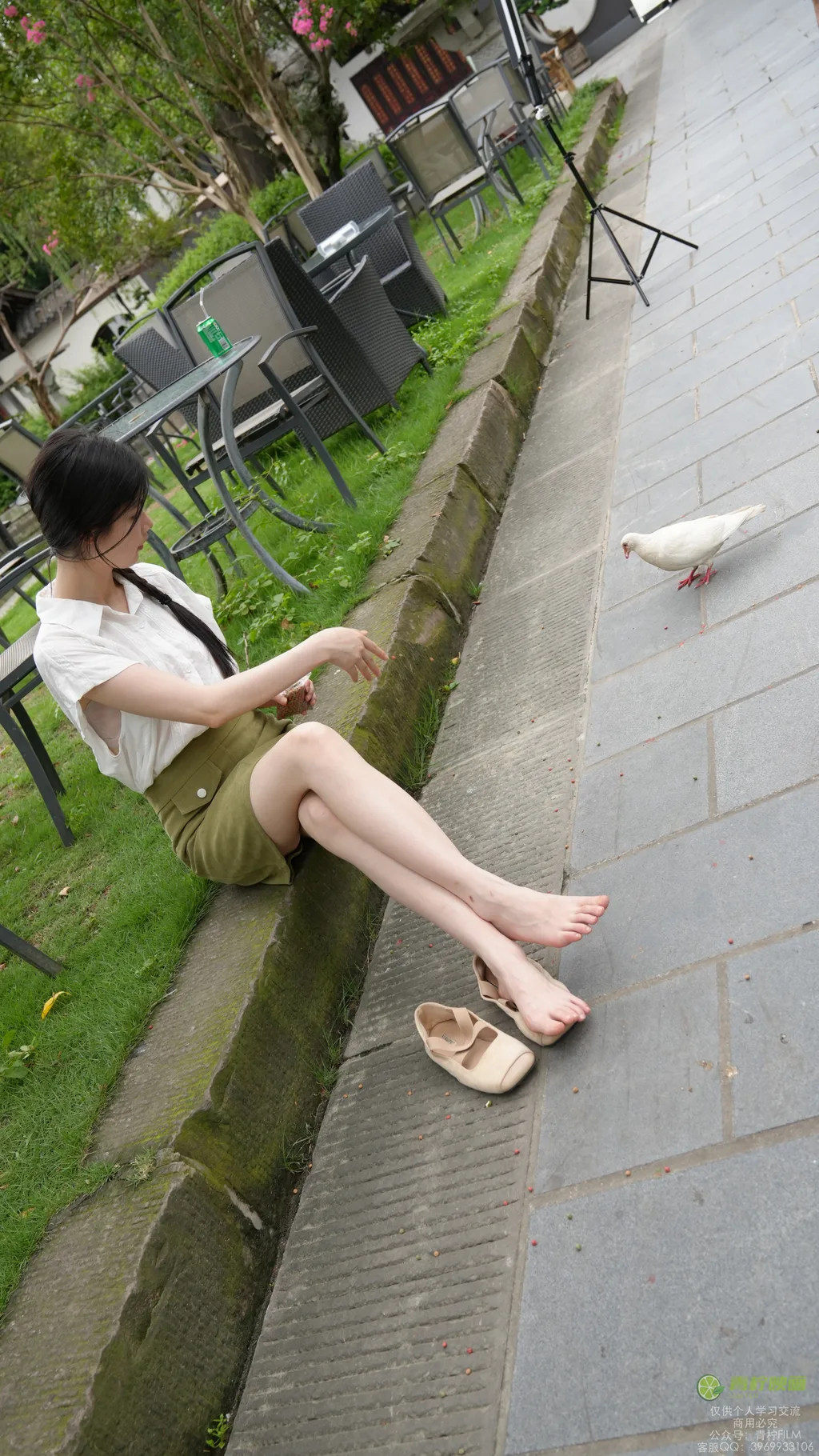 图片[2]-精选青柠映画 NO.076 – 小小 喂鸽子[92P]-草丛看图