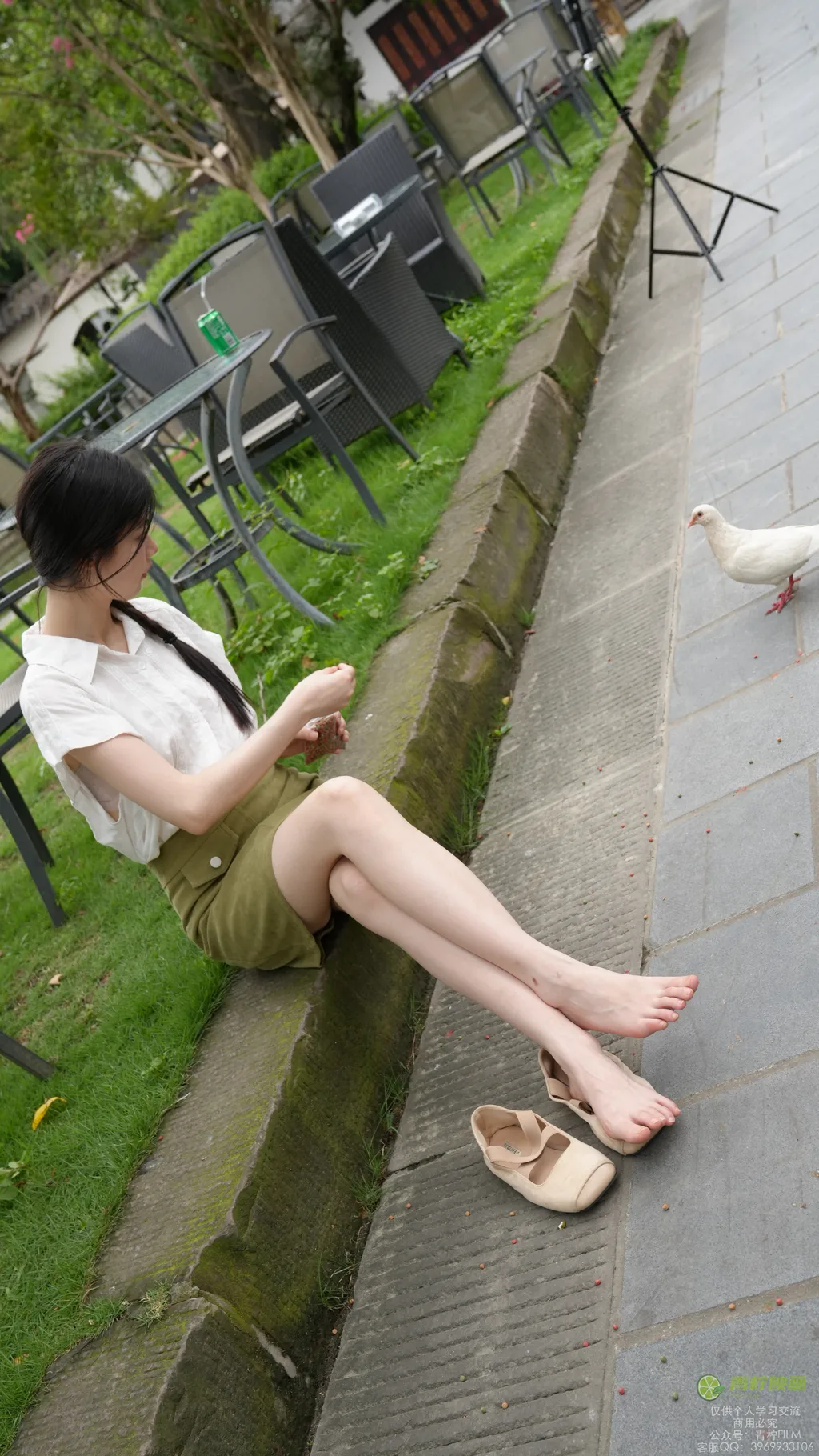 图片[3]-精选青柠映画 NO.076 – 小小 喂鸽子[92P]-草丛看图