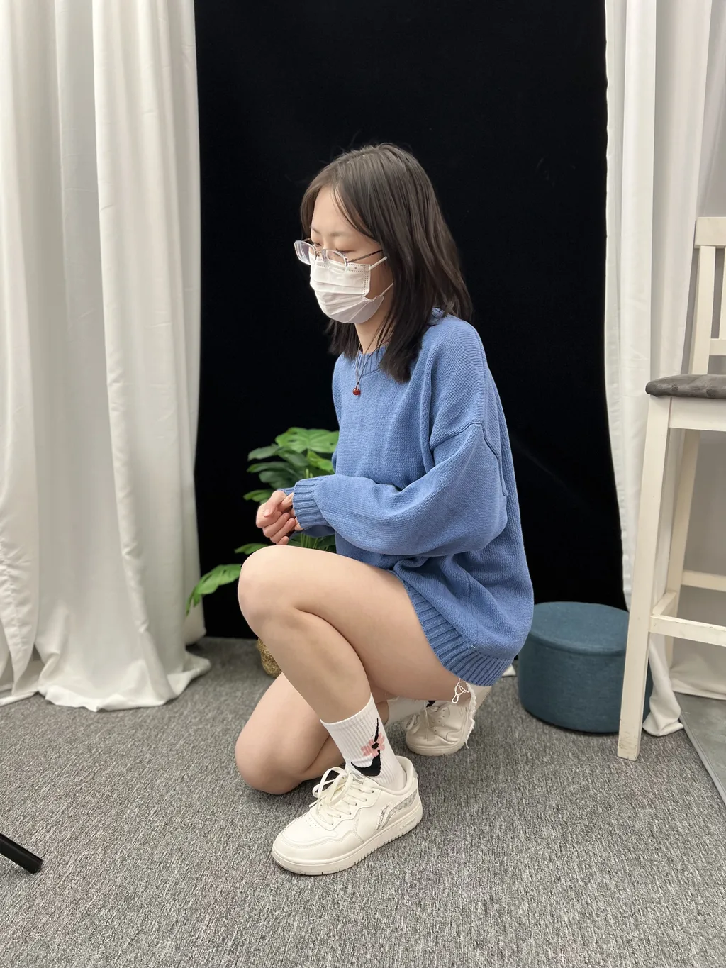 图片[7]-精选三禾摄影 NO.033 休闲短裤 棉袜 小白鞋[153P]-草丛看图