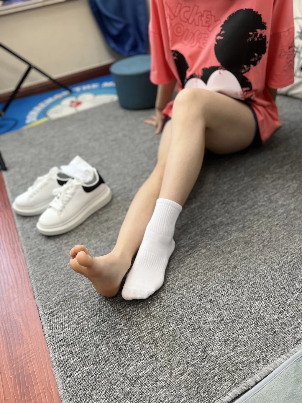 图片[3]-精选三禾摄影 NO.035 牛仔裙 棉袜 小白鞋[145P]-草丛看图