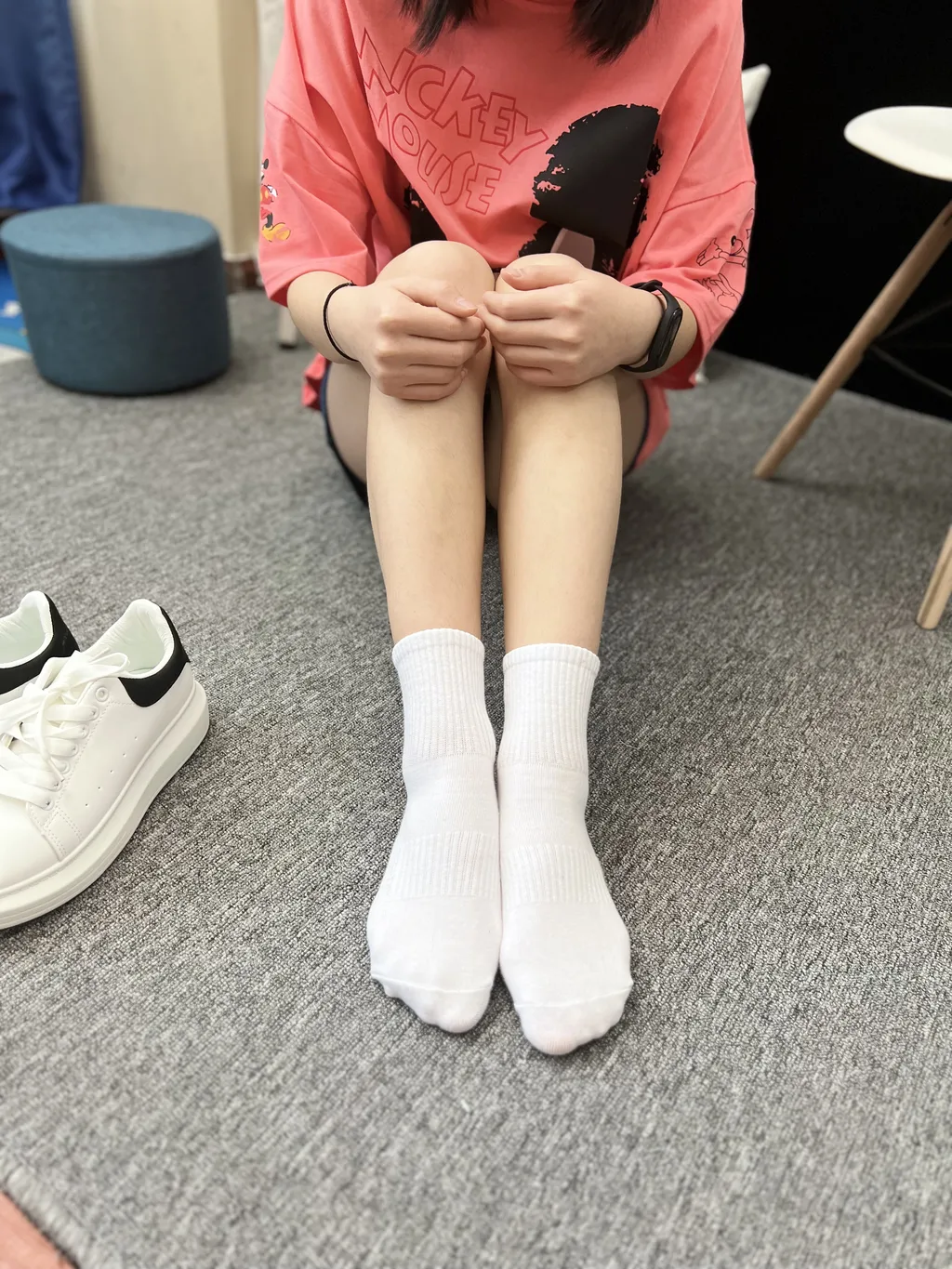 图片[5]-精选三禾摄影 NO.035 牛仔裙 棉袜 小白鞋[145P]-草丛看图