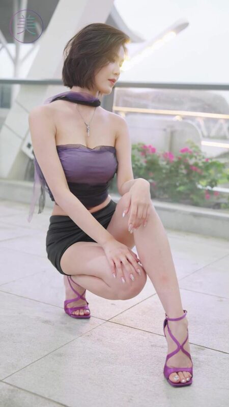 精选NO.1205 2024 深圳粤港澳大湾区车展 Model 车模随拍 56[20P]-草丛看图