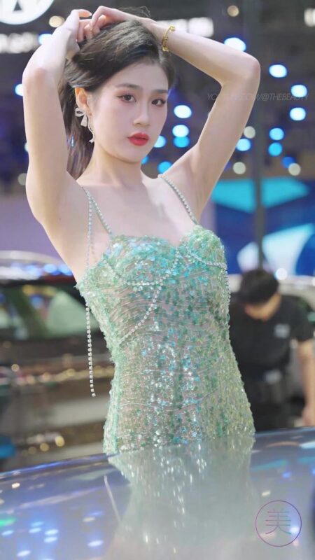 精选NO.1279 2024 深圳粤港澳大湾区车展 Model 车模随拍 85[20P]-草丛看图