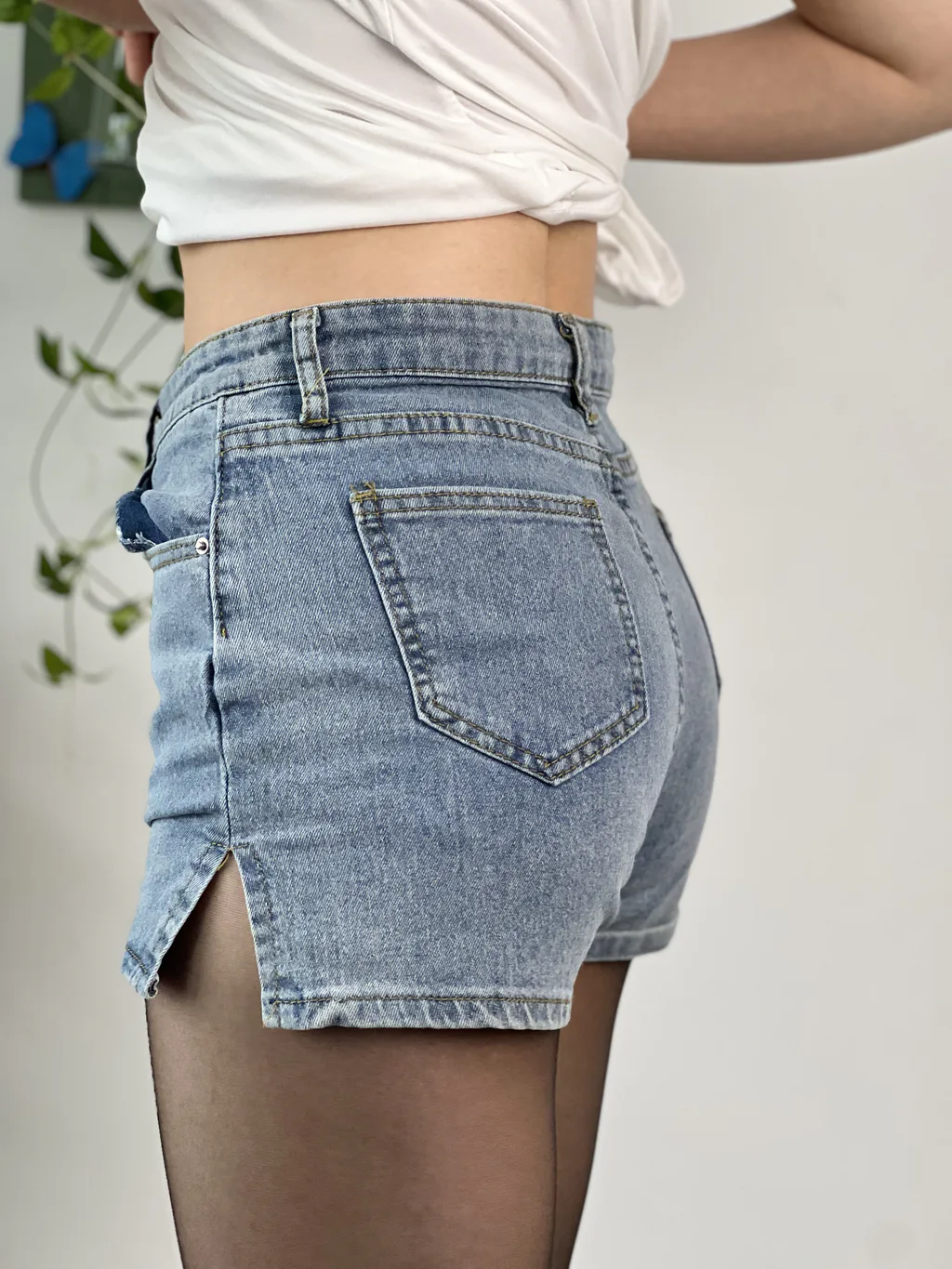 图片[7]-精选三禾摄影 NO.074 卫衣 短裤 黑丝 高跟[188P]-草丛看图