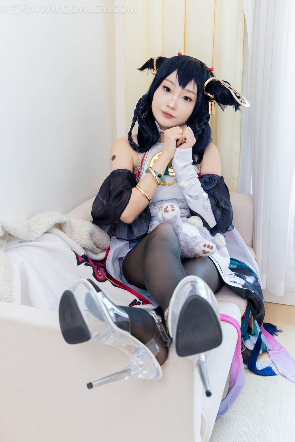 图片[6]-精选勿恋传媒 NO.2478 嘟嘟-cos服、高跟凉鞋、薄白丝、薄黑丝[163P]-草丛看图