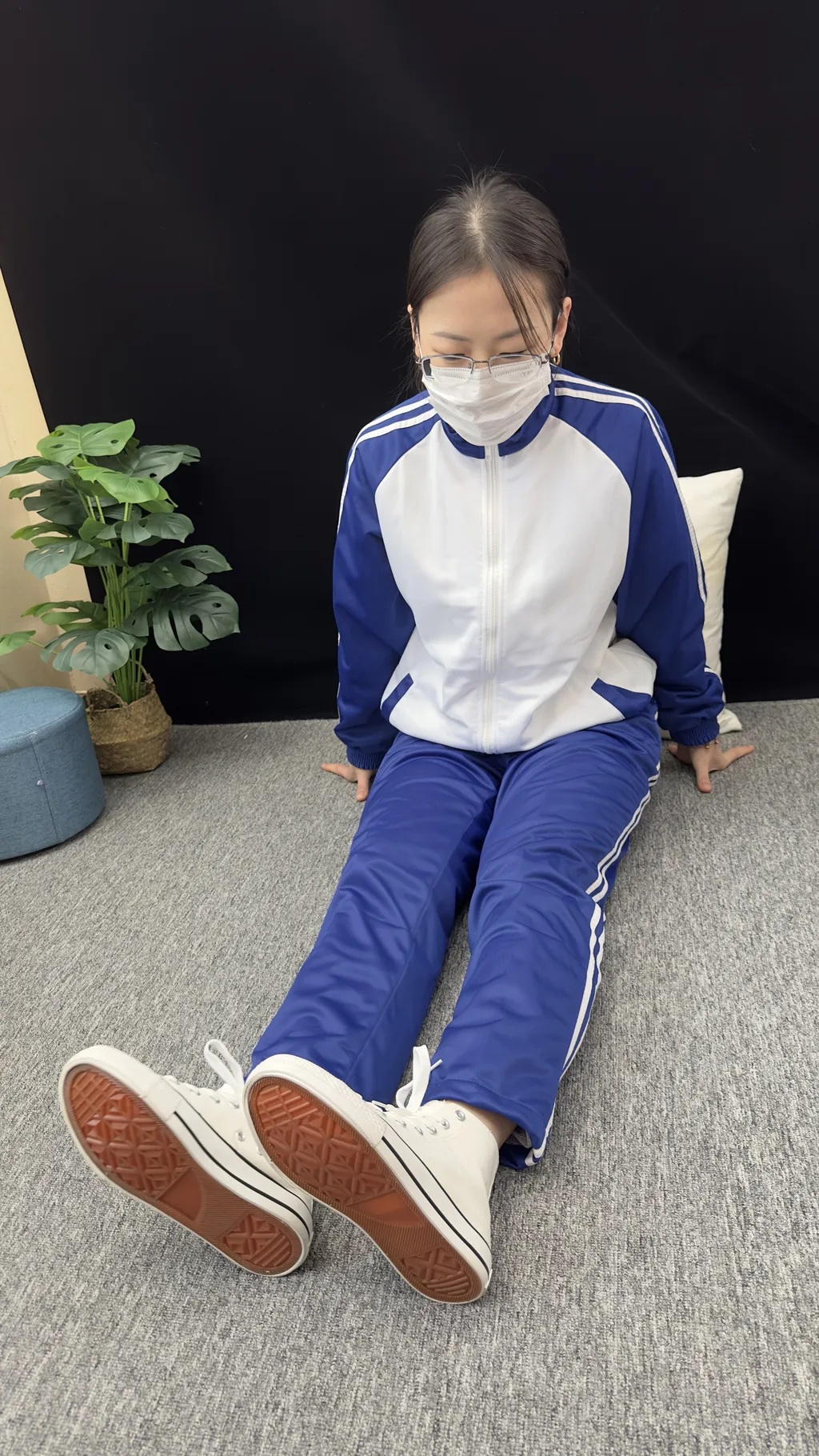 图片[5]-精选三禾摄影 NO.008 校服 帆布鞋 船袜 短丝[113P]-草丛看图