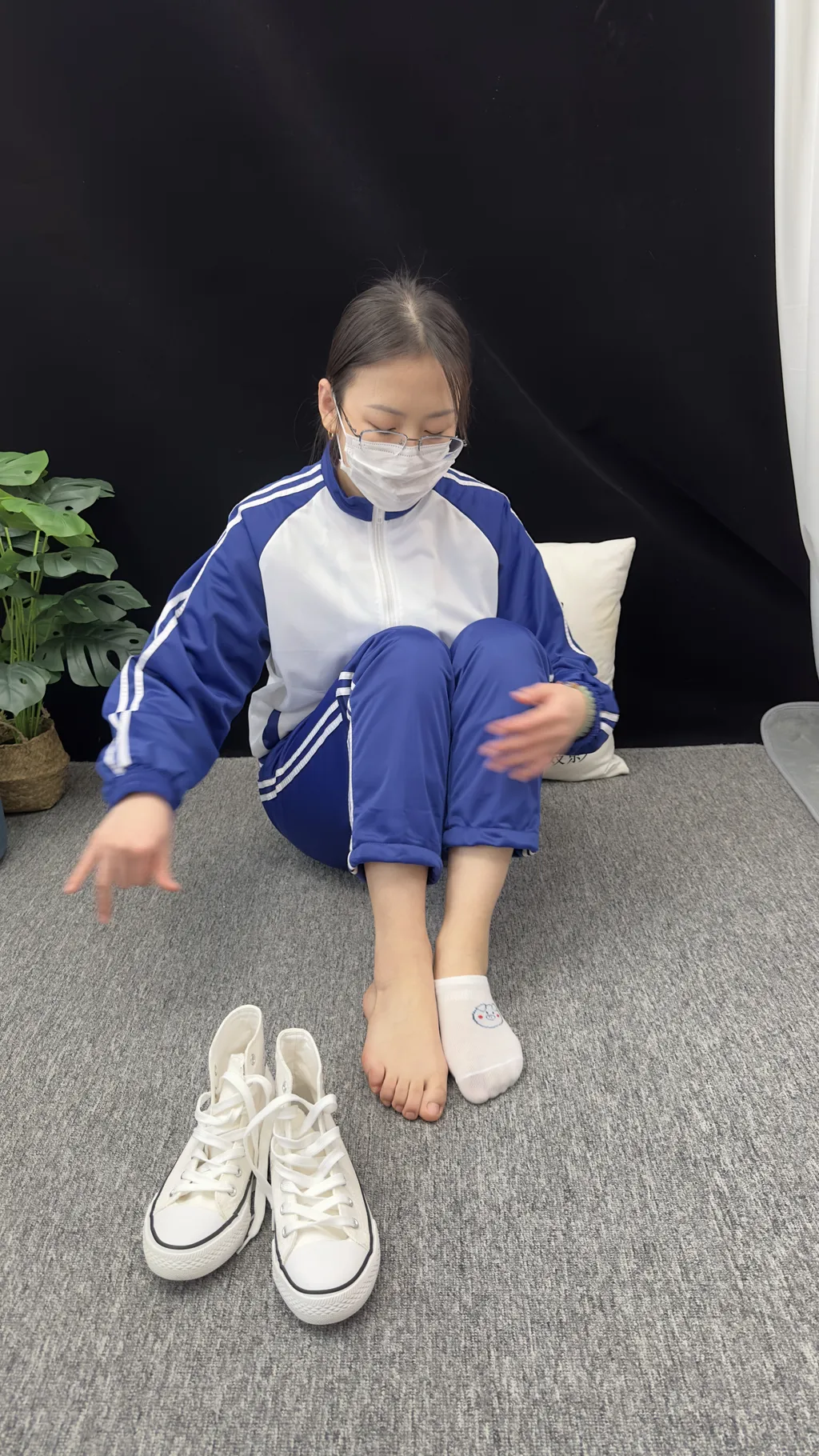 图片[7]-精选三禾摄影 NO.008 校服 帆布鞋 船袜 短丝[113P]-草丛看图