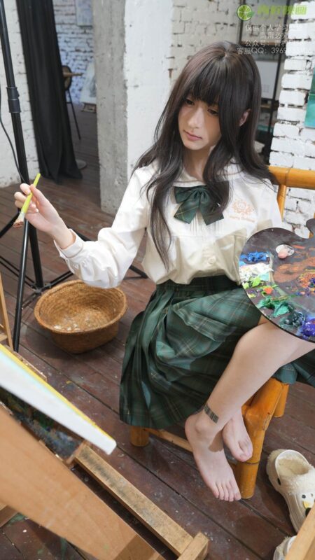 精选青柠映画 NO.029 – AN 画室JK[129P]-草丛看图