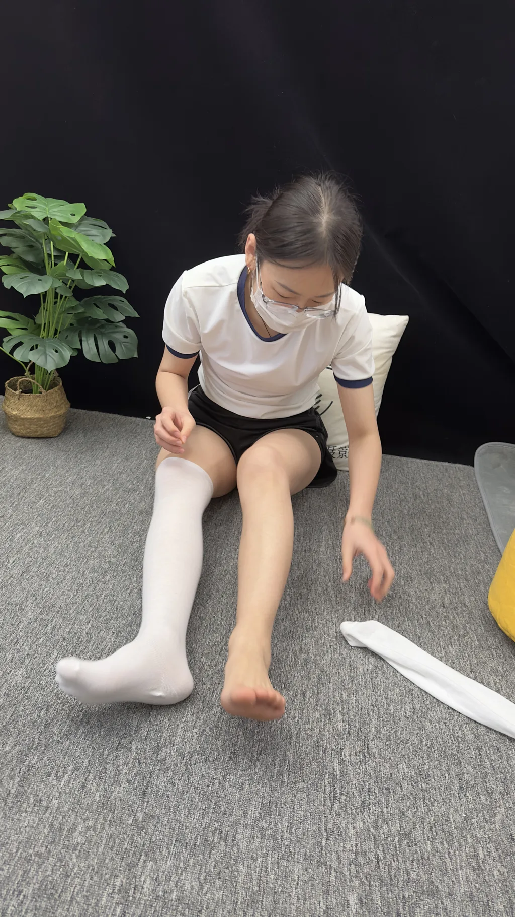 图片[6]-精选三禾摄影 NO.009 体操服 过膝棉袜[140P]-草丛看图