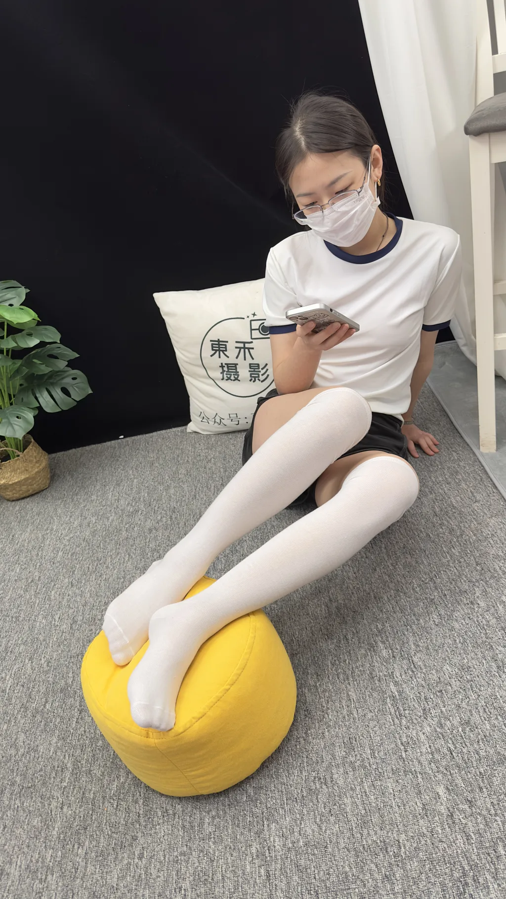 图片[8]-精选三禾摄影 NO.009 体操服 过膝棉袜[140P]-草丛看图