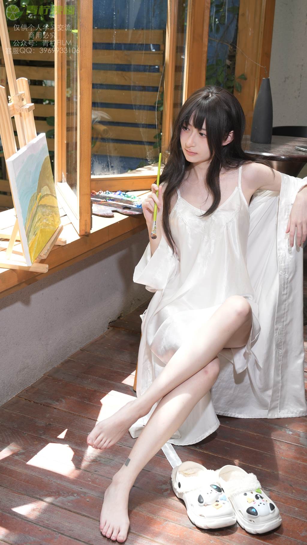 图片[4]-精选青柠映画 NO.030 – AN 画室睡衣[136P]-草丛看图