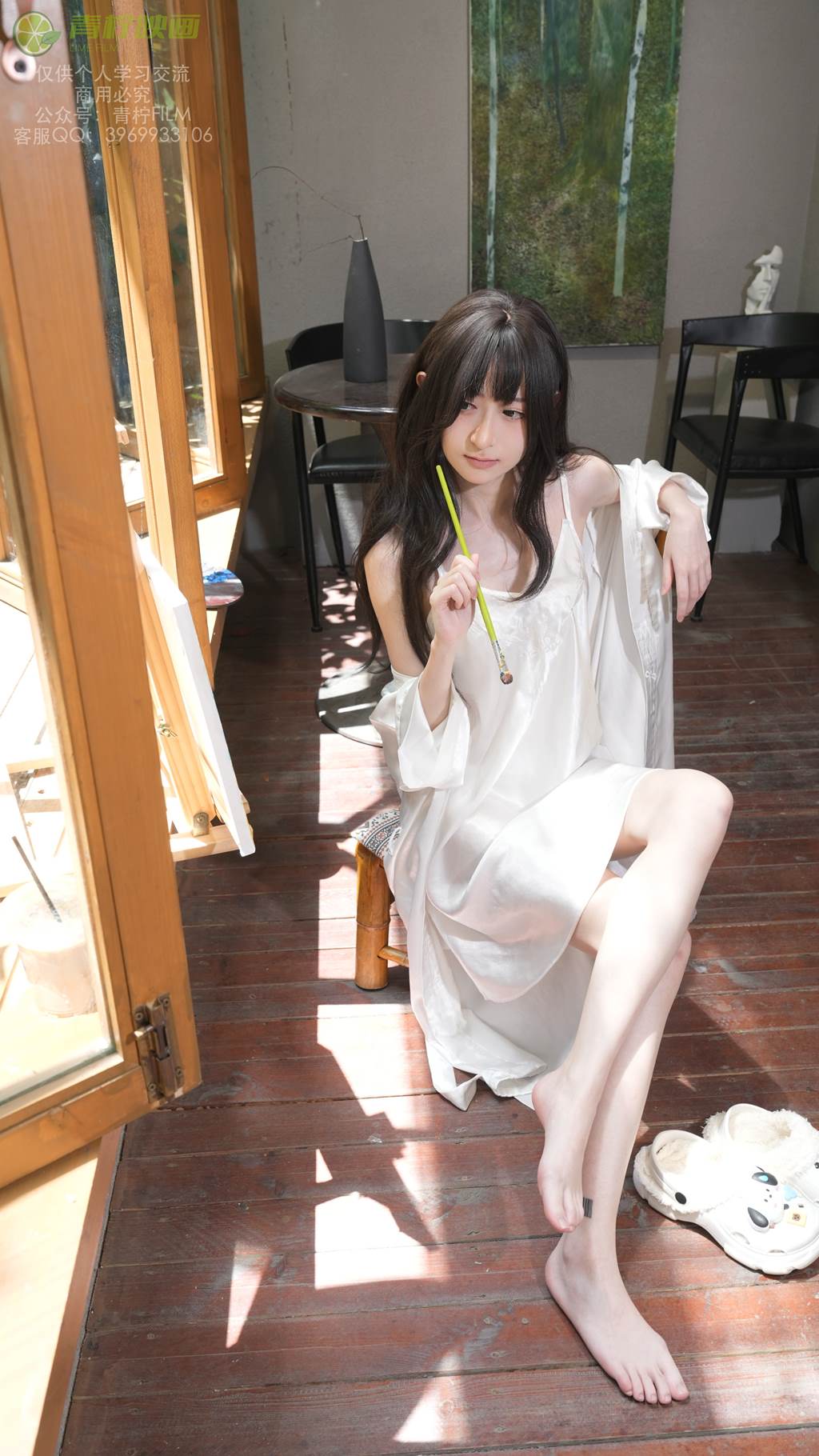 图片[8]-精选青柠映画 NO.030 – AN 画室睡衣[136P]-草丛看图