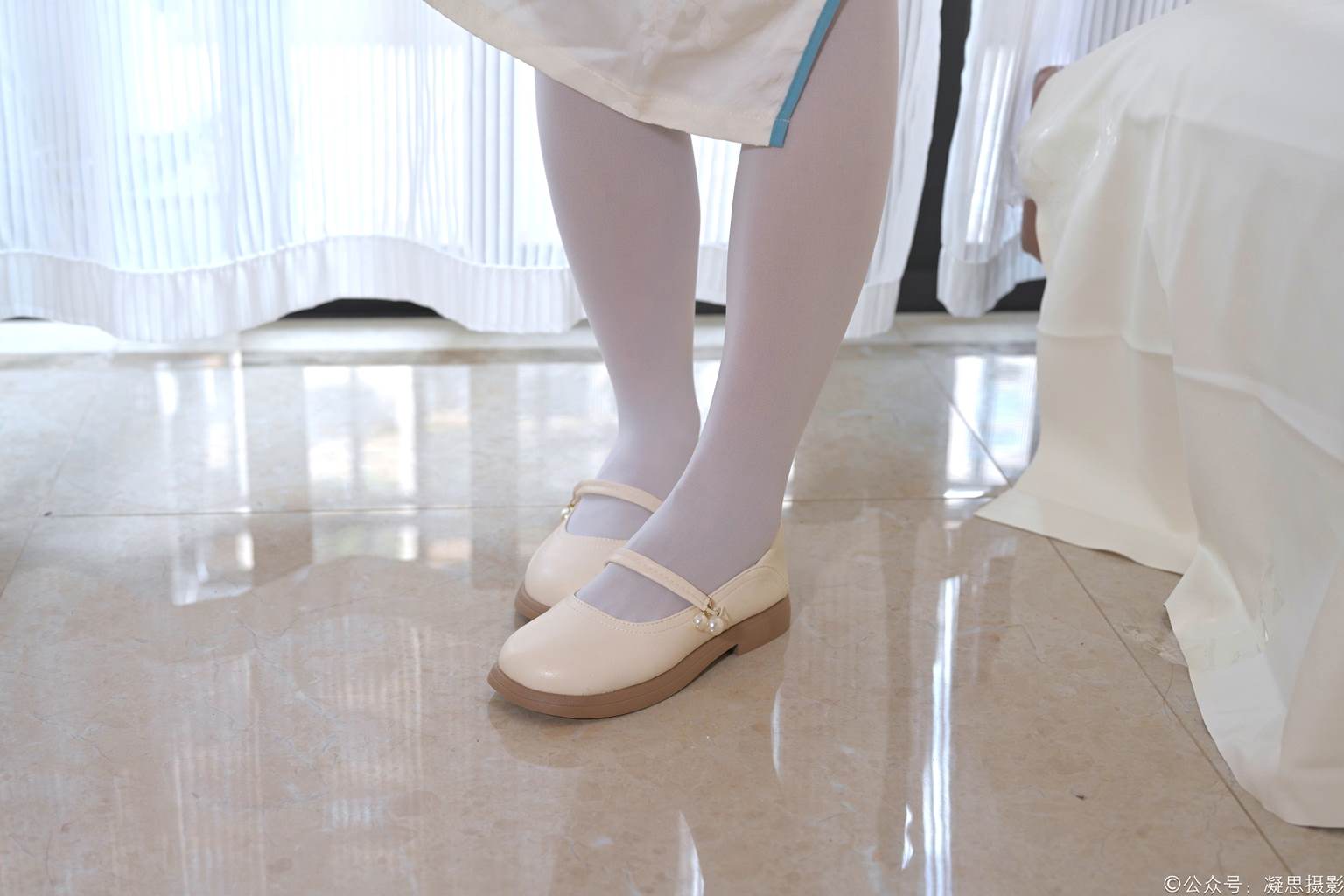 图片[3]-精选凝思摄影 NO.015 小睿-旗袍、连裤白丝、玛丽珍[140P]-草丛看图