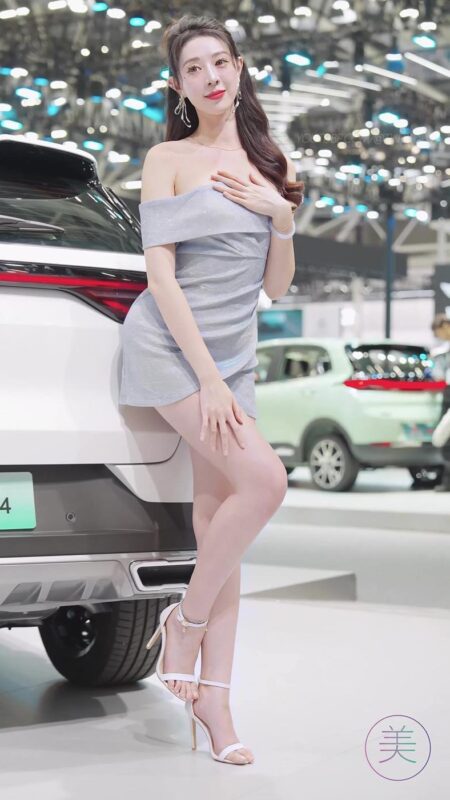 精选NO.0807 2023 广州车展 Racing Model 车模抖音网荭随拍59[20P]-草丛看图