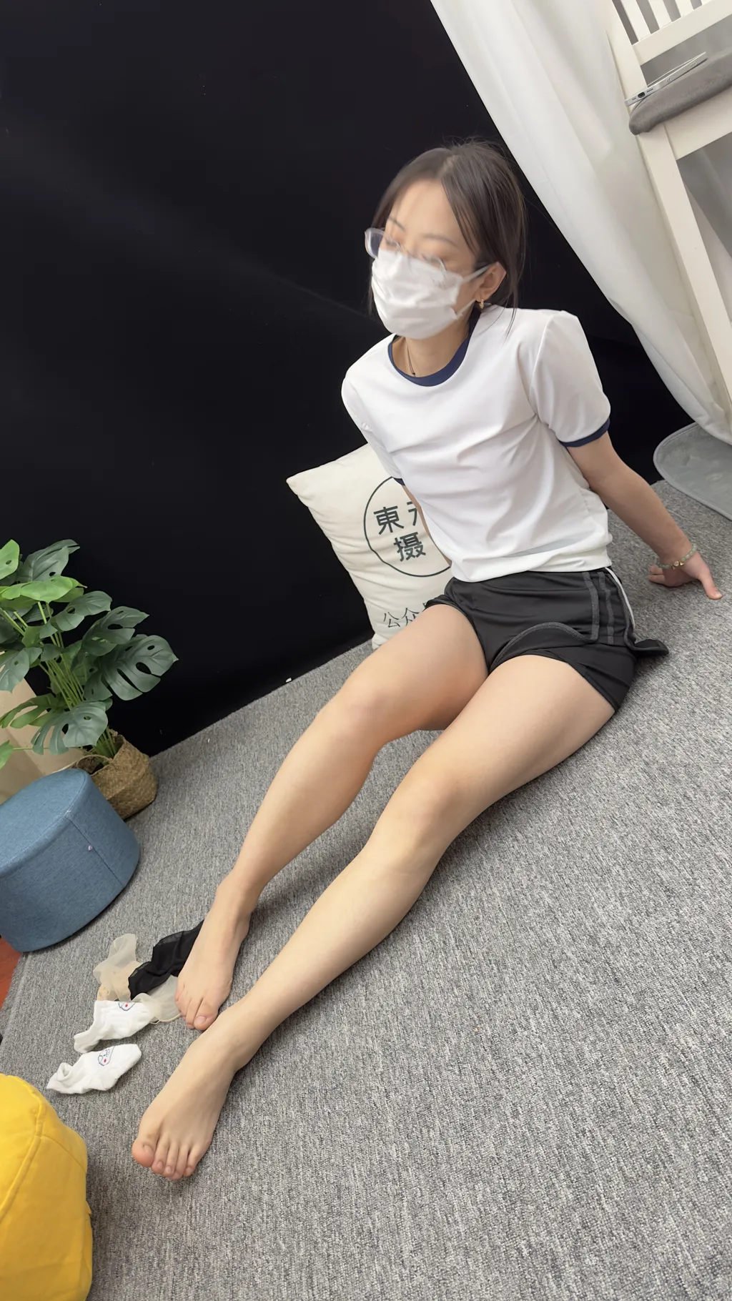 图片[2]-精选三禾摄影 NO.010 日式体操服 裸足[96P]-草丛看图