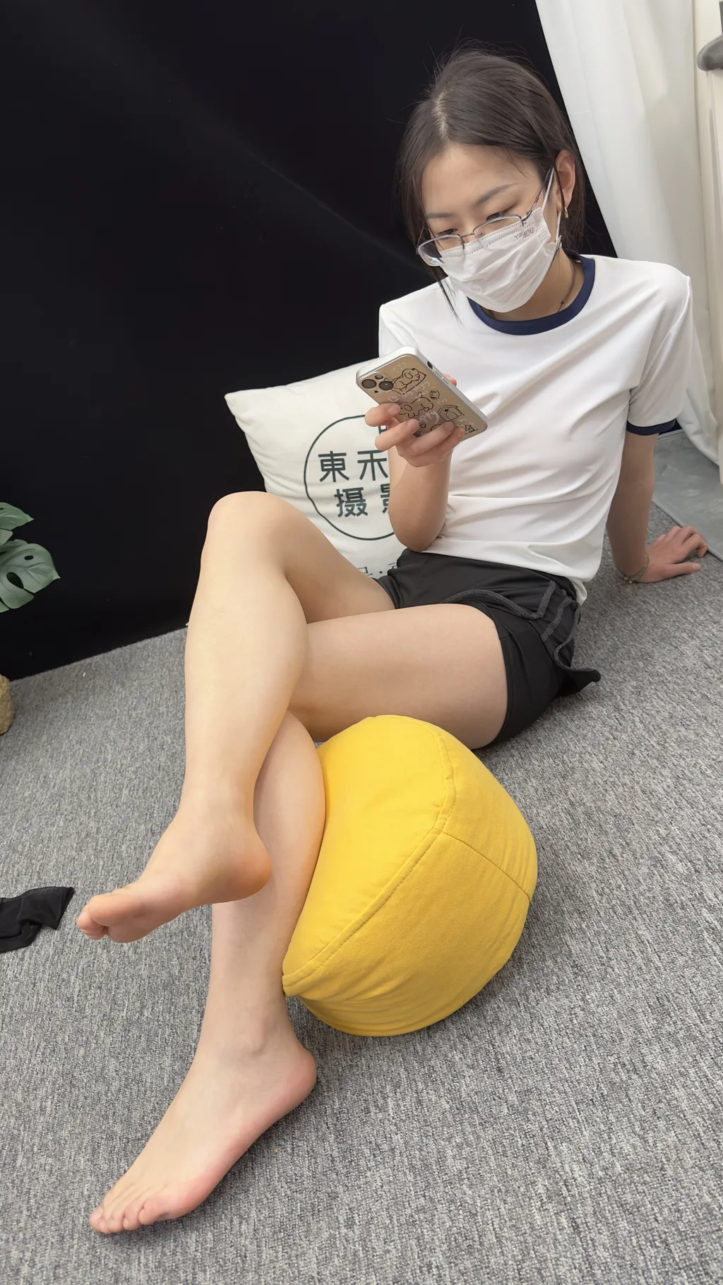 图片[5]-精选三禾摄影 NO.010 日式体操服 裸足[96P]-草丛看图