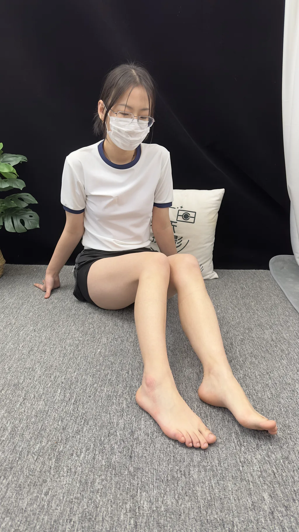 图片[6]-精选三禾摄影 NO.010 日式体操服 裸足[96P]-草丛看图